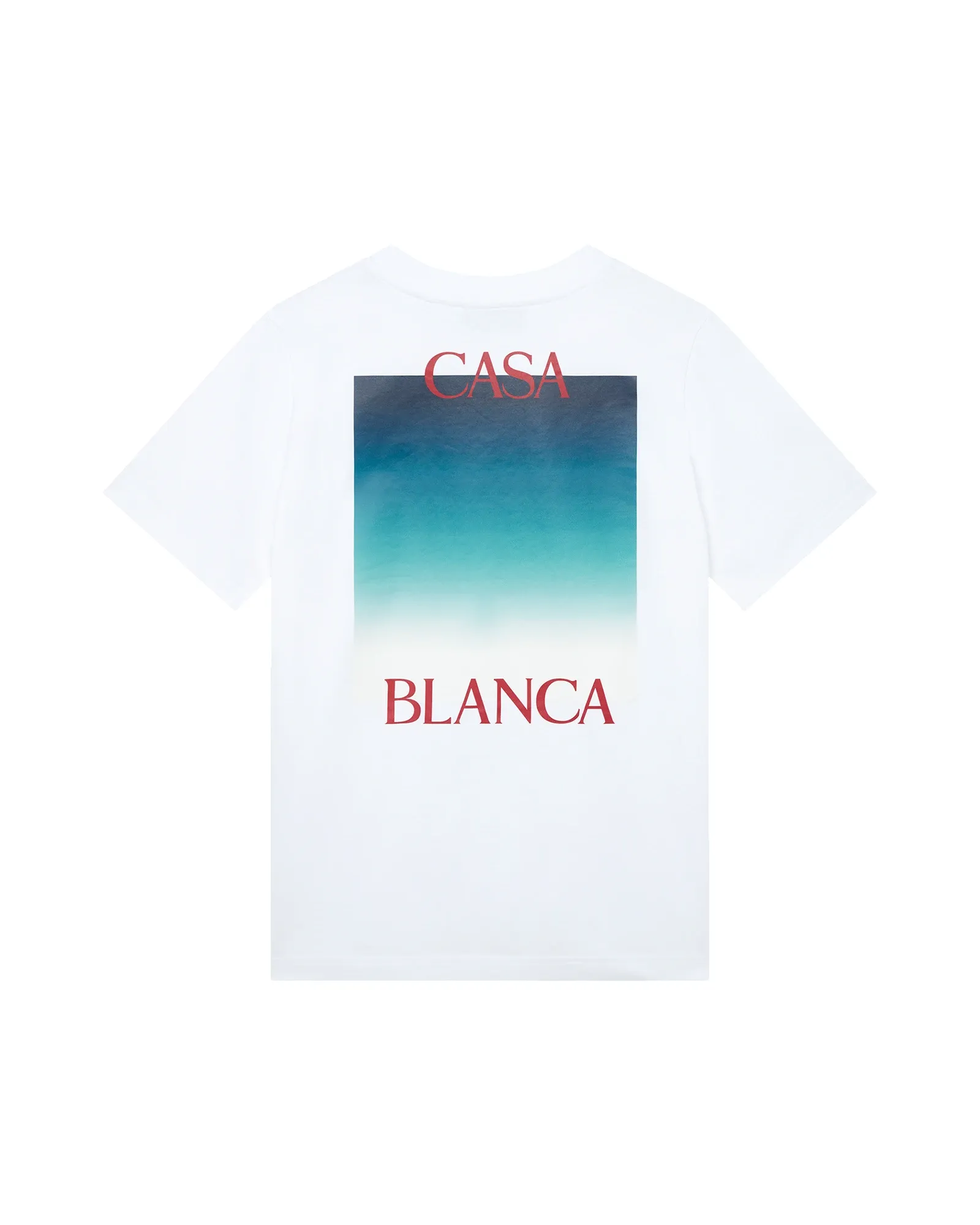 Gradient Casa Logo Short Sleeve T-Shirt sold by Casablanca