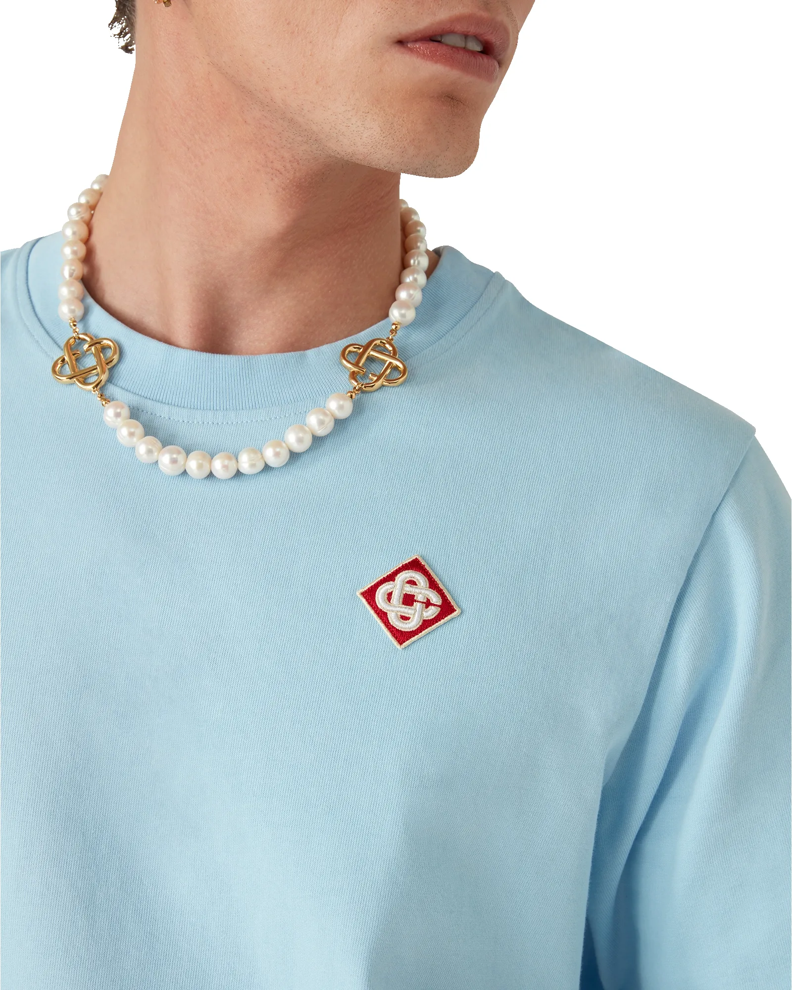Diamond Logo Short Sleeve T-Shirt sold by Casablanca product image thumbnail 5