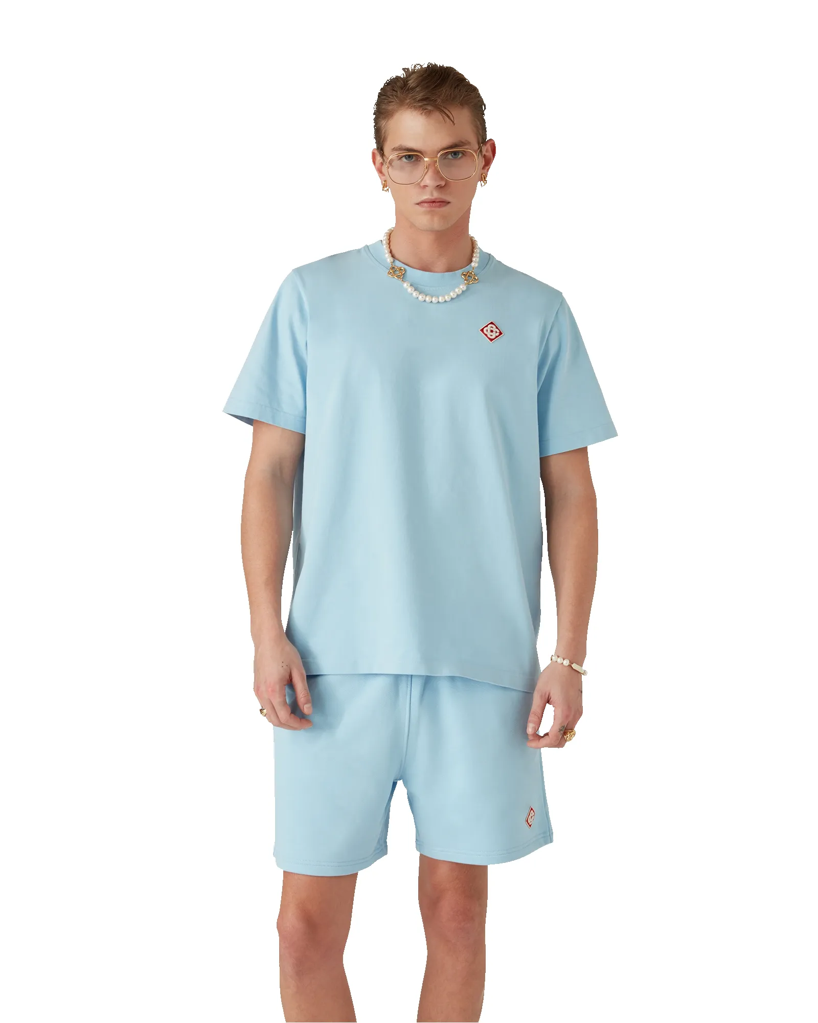 Diamond Logo Short Sleeve T-Shirt sold by Casablanca product image thumbnail 4