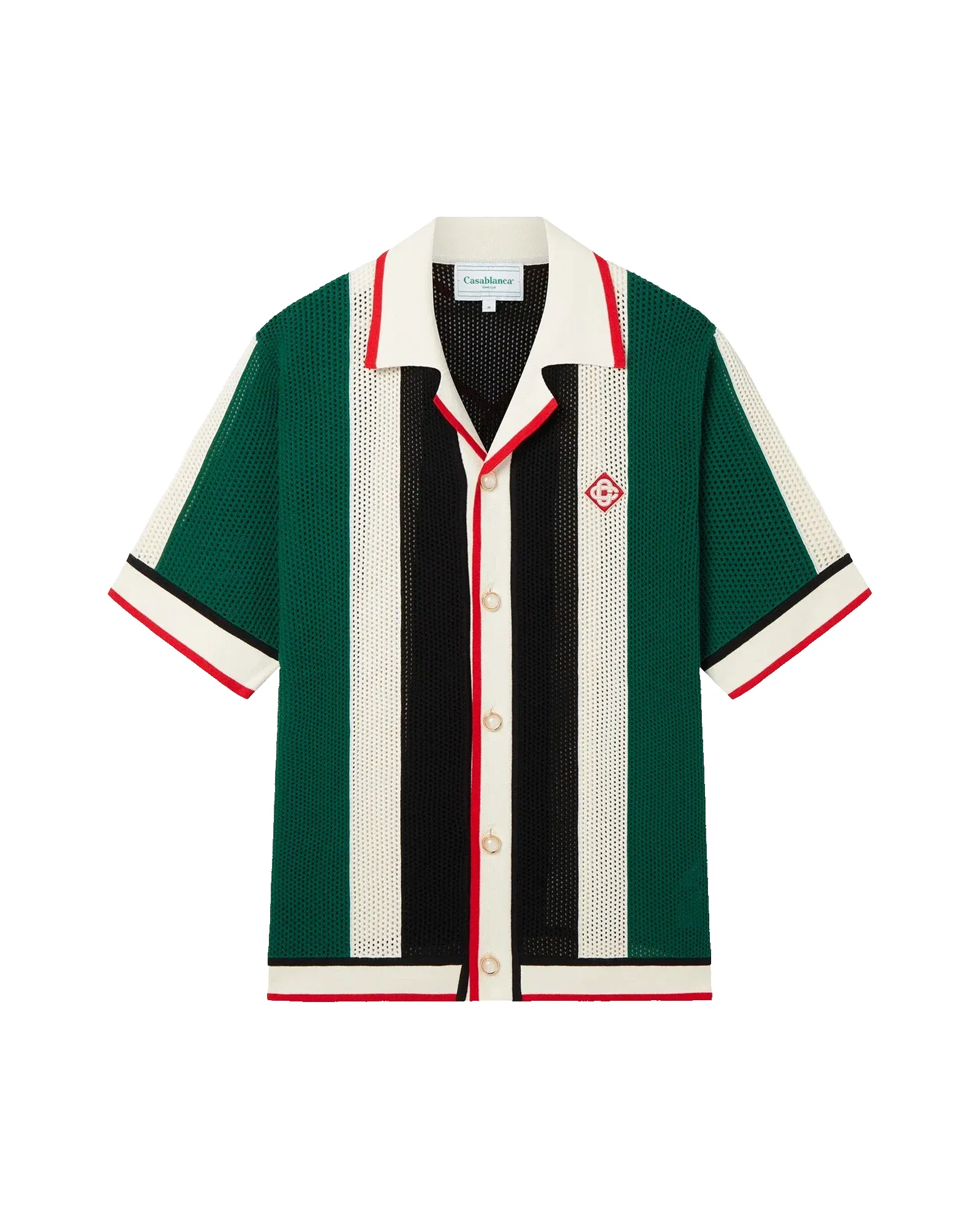 Striped Mesh Shirt sold by Casablanca