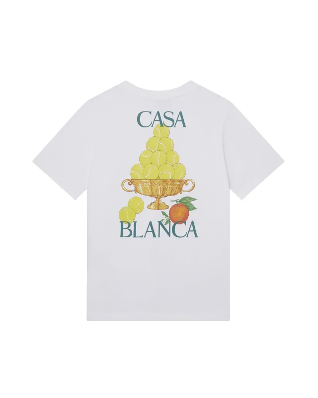 Le Triomphe De Tennis Short Sleeve T-Shirt sold by Casablanca