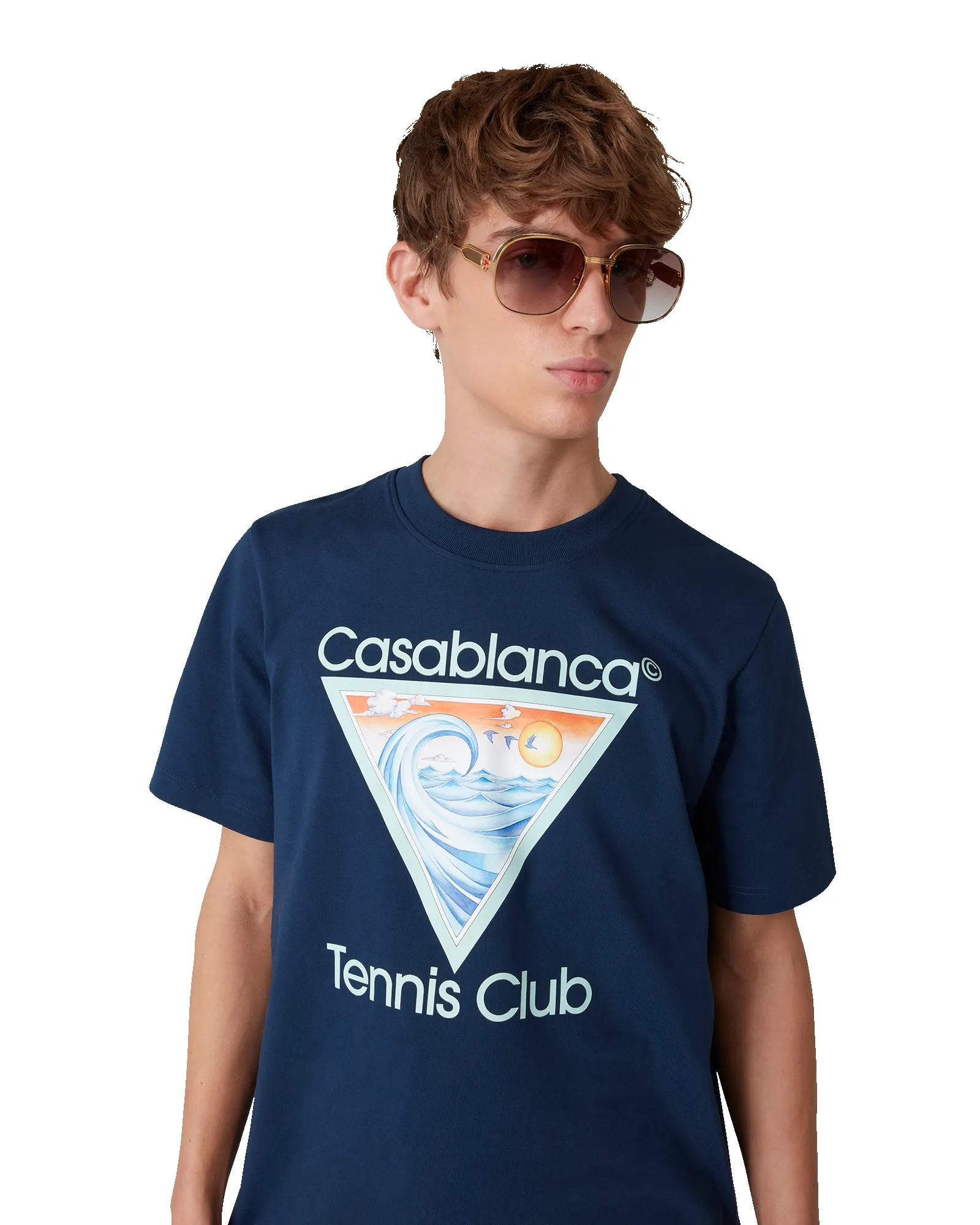 Tennis Club Icon Short Sleeve T-Shirt sold by Casablanca product image thumbnail 5