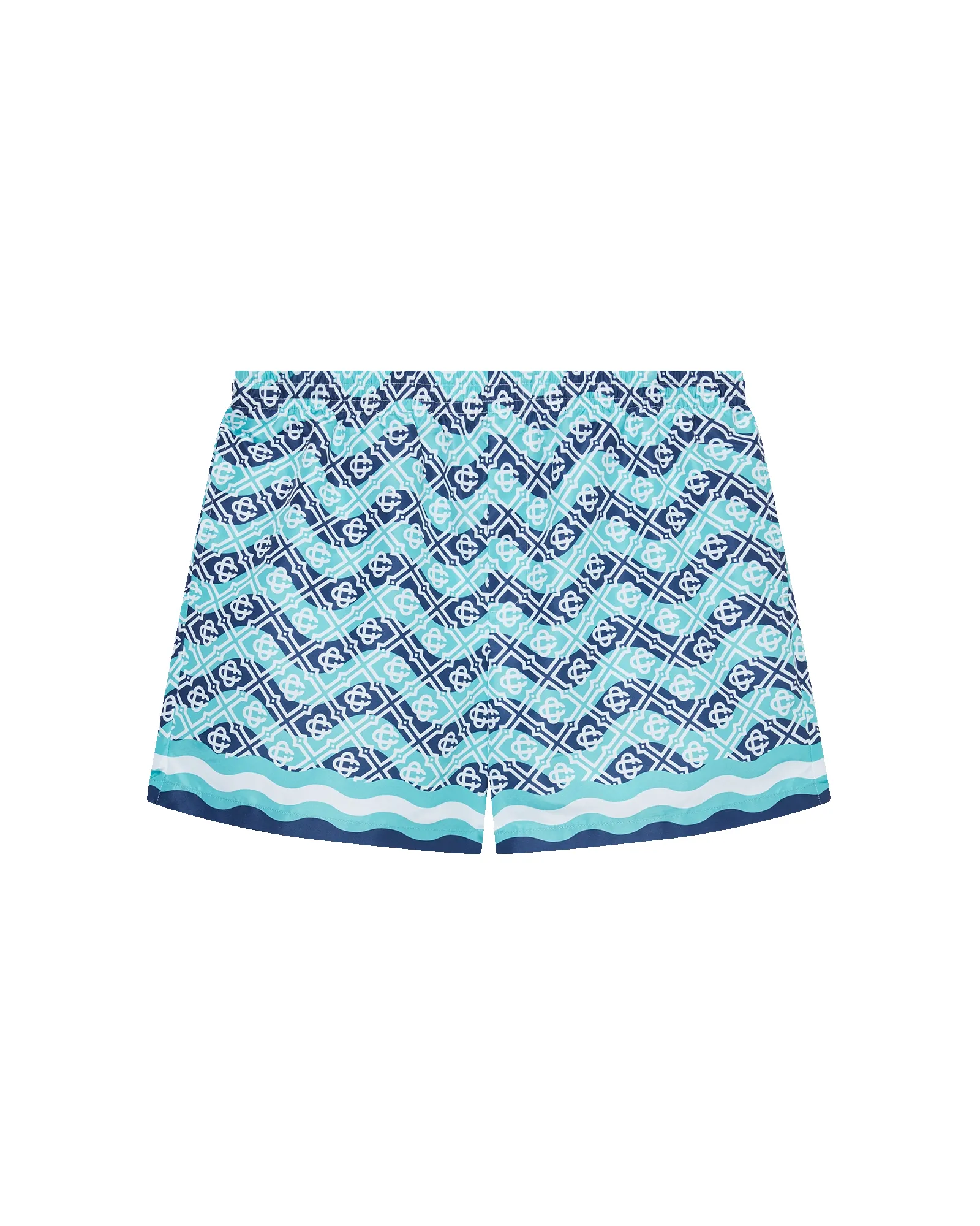 Monogram Wave Swim Shorts sold by Casablanca