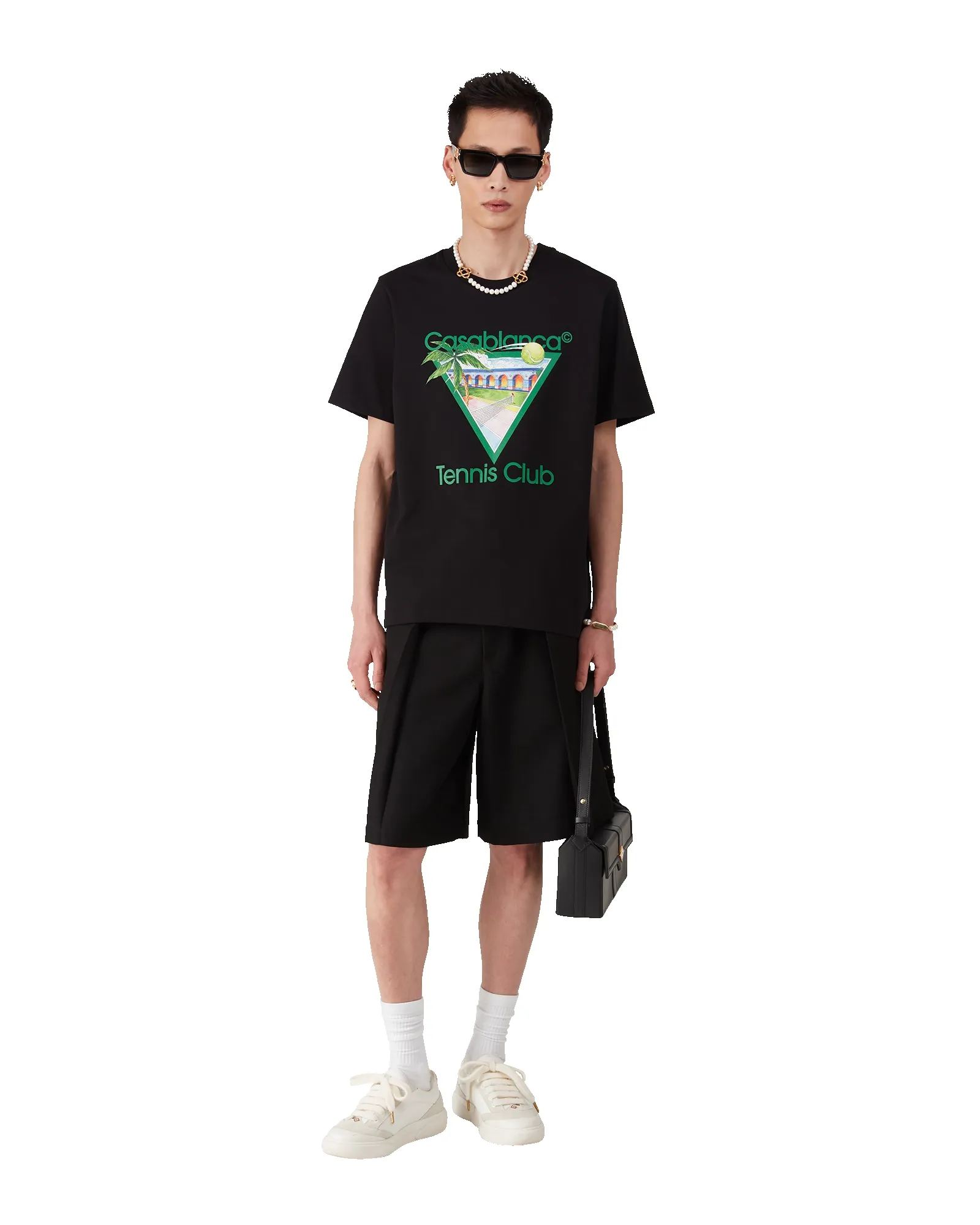 Tennis Club Icon Short-Sleeve T-Shirt sold by Casablanca product image thumbnail 2