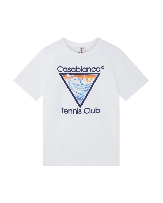 Tennis Club Icon Short Sleeve T-Shirt sold by Casablanca