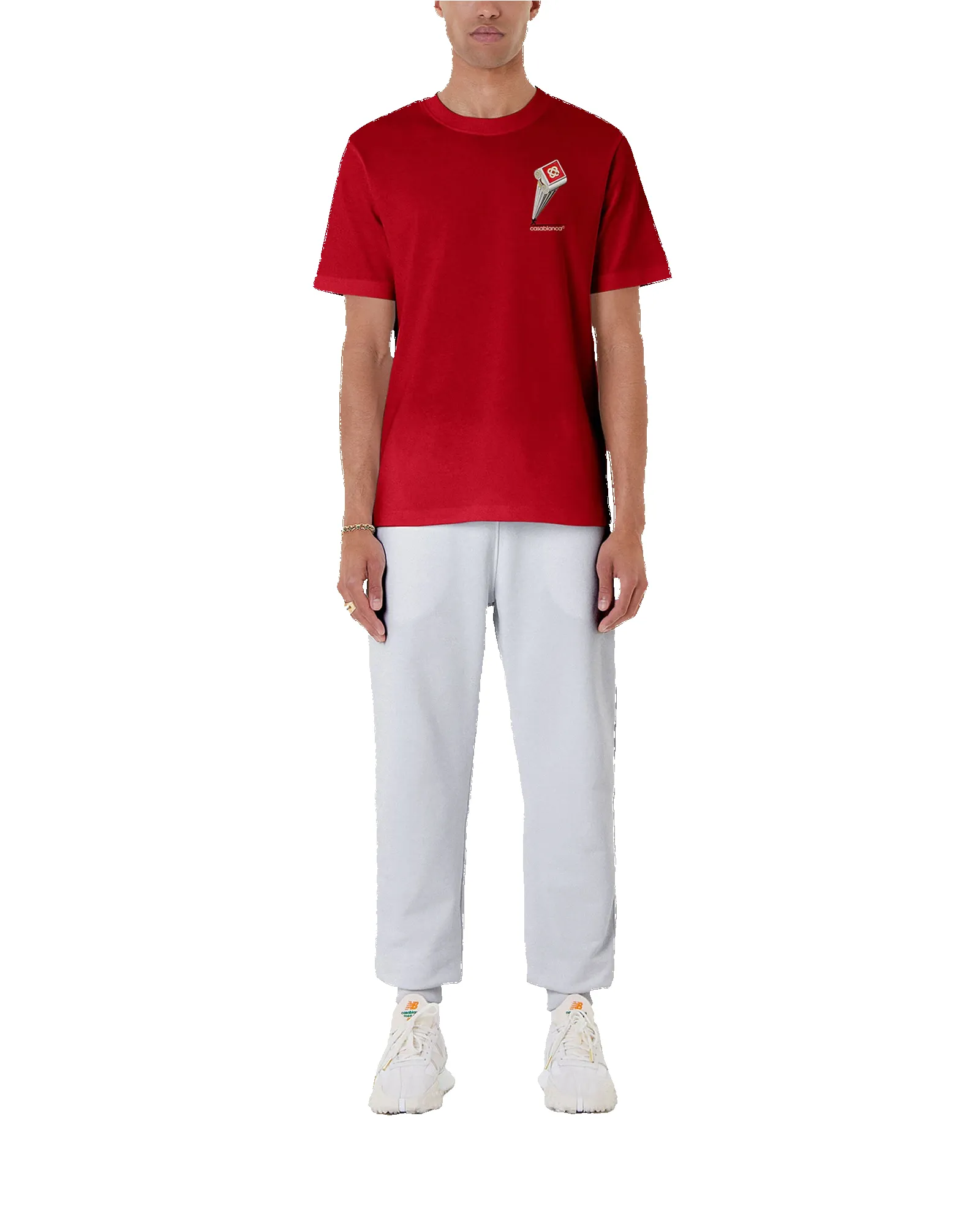 Leaning Column Short Sleeve T-Shirt sold by Casablanca product image thumbnail 3