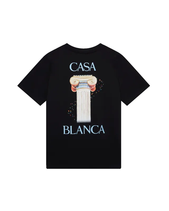 La Colonne Short Sleeve Short Sleeve T-Shirt sold by Casablanca