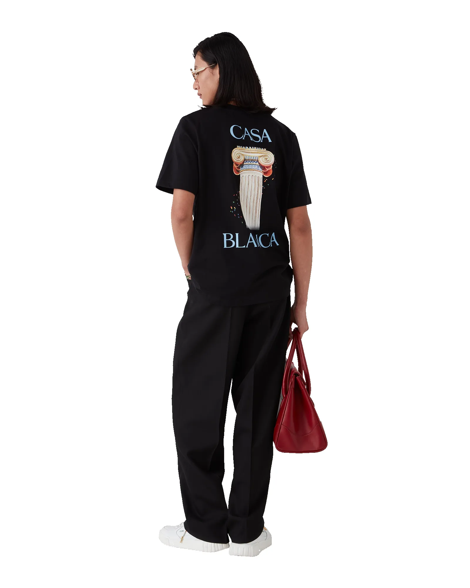 La Colonne Short Sleeve Short Sleeve T-Shirt sold by Casablanca product image thumbnail 2