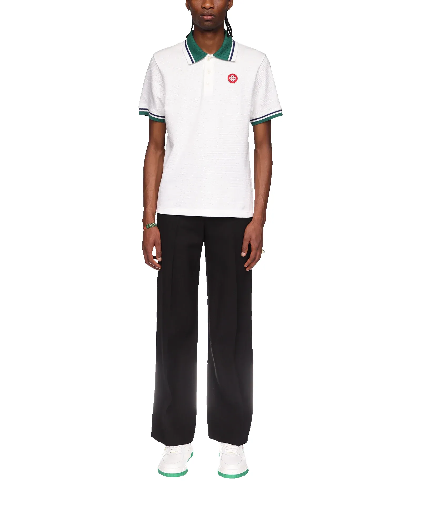 Pique Polo Shirt sold by Casablanca product image thumbnail 2