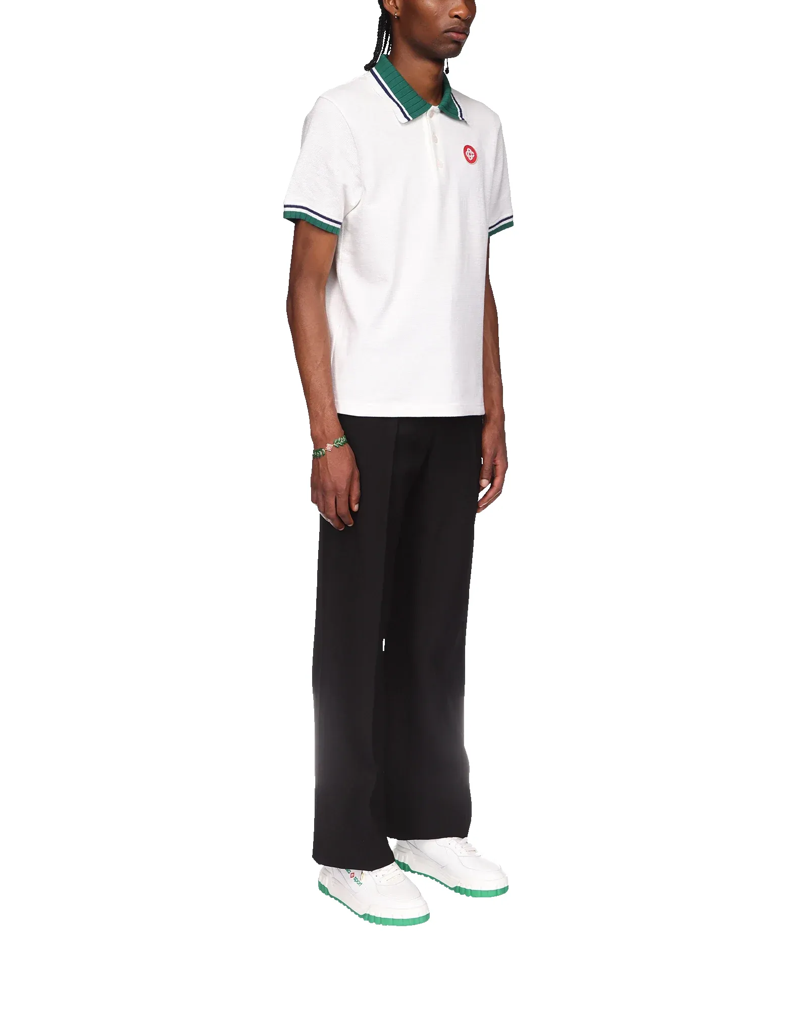 Pique Polo Shirt sold by Casablanca product image thumbnail 5