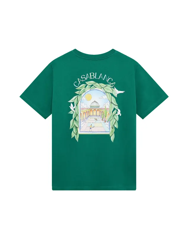 L'Arche De Tennis Short Sleeve T-Shirt sold by Casablanca