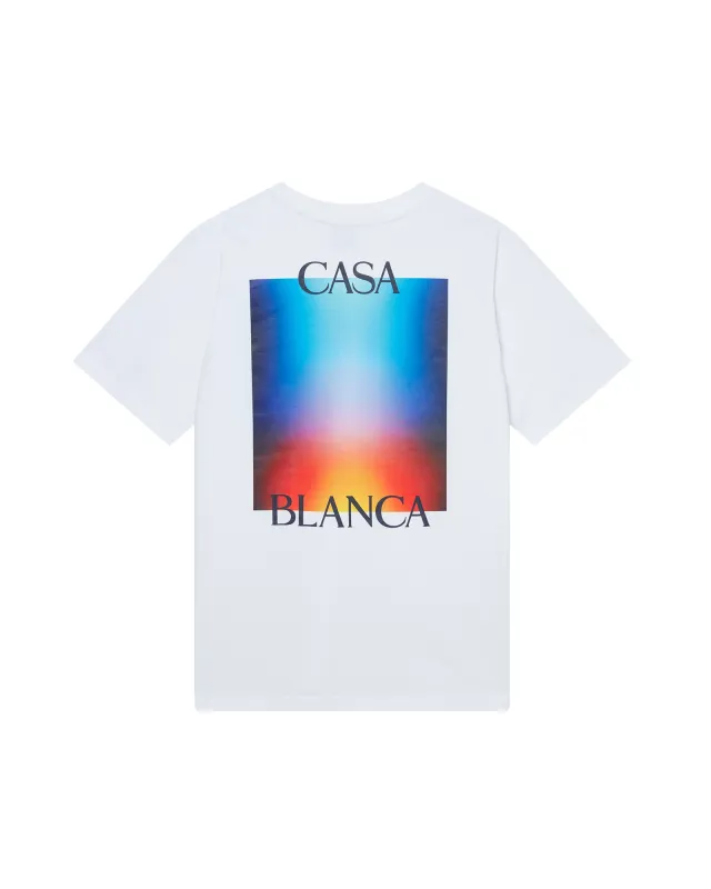 Gradient Casa Logo Short Sleeve T-Shirt sold by Casablanca