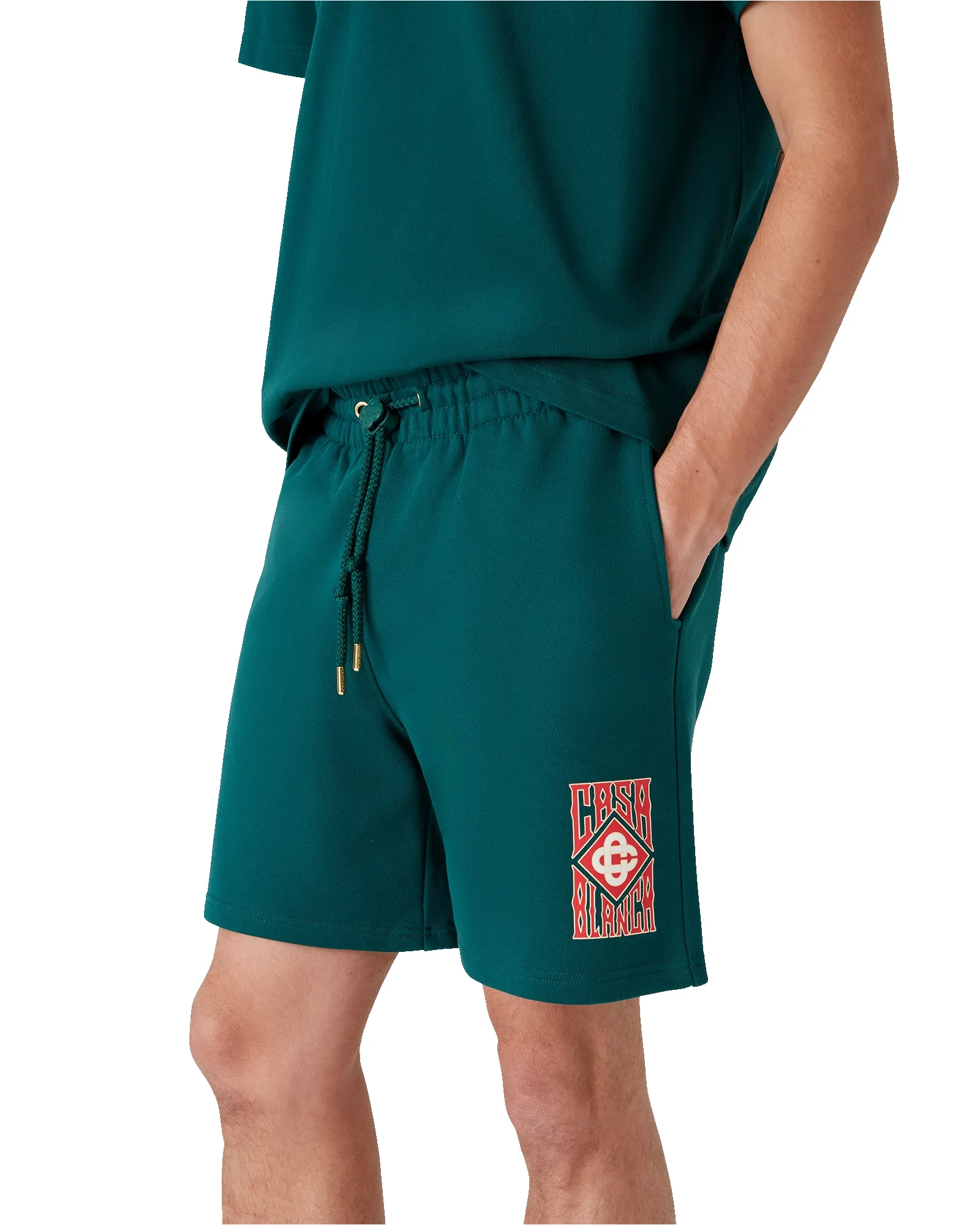 Gothic Logo Sweatshorts sold by Casablanca product image thumbnail 4