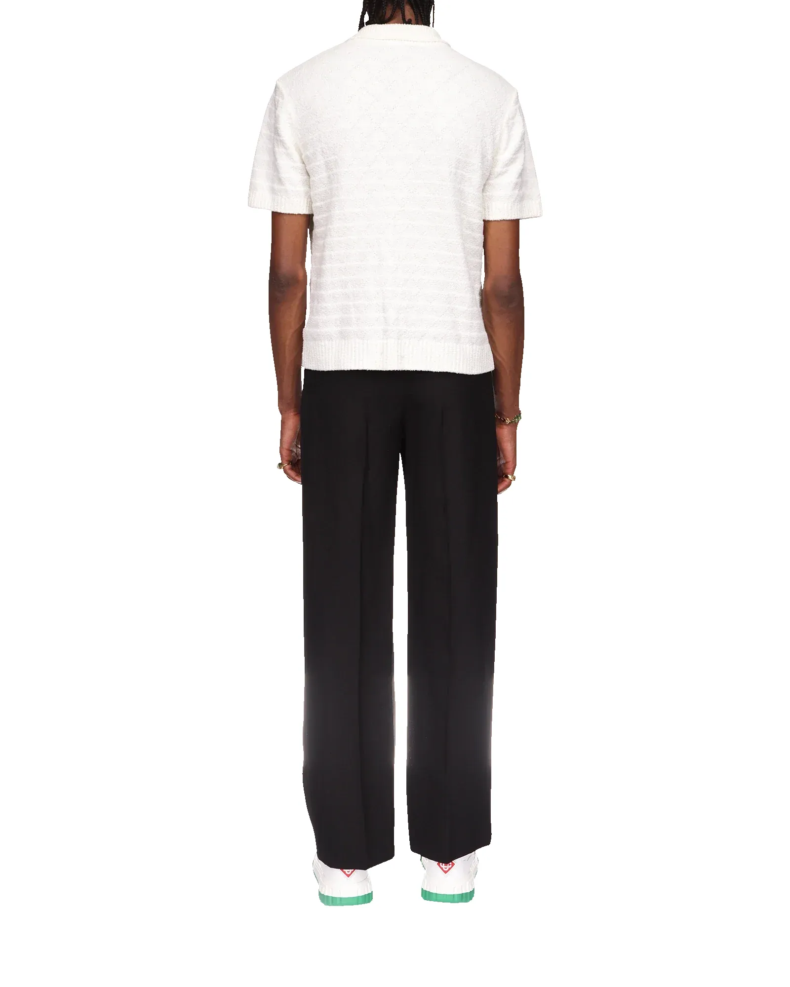 Triangle Boucle Polo Shirt sold by Casablanca product image thumbnail 4