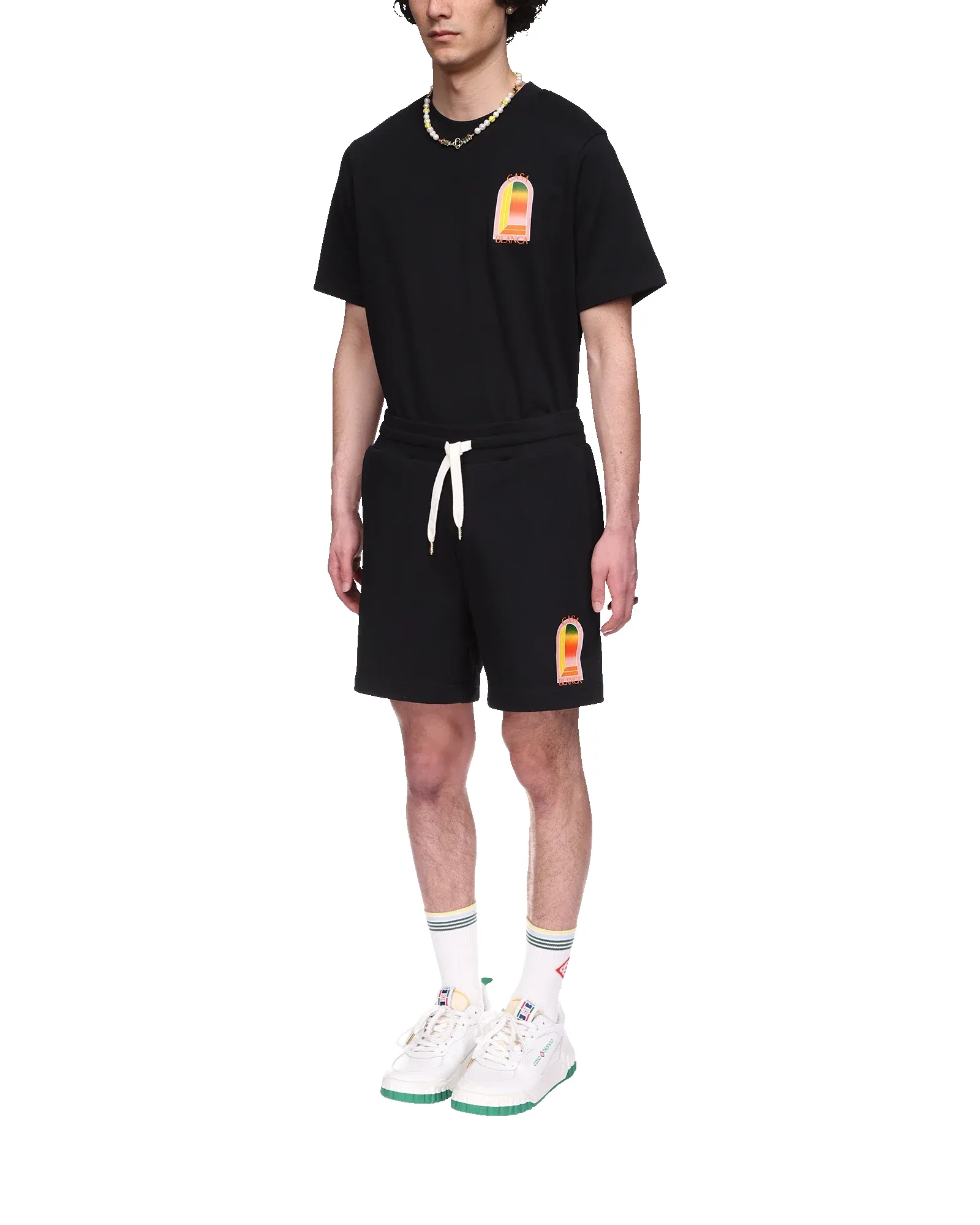 Gradient L'Arche Sweatshorts sold by Casablanca product image thumbnail 3