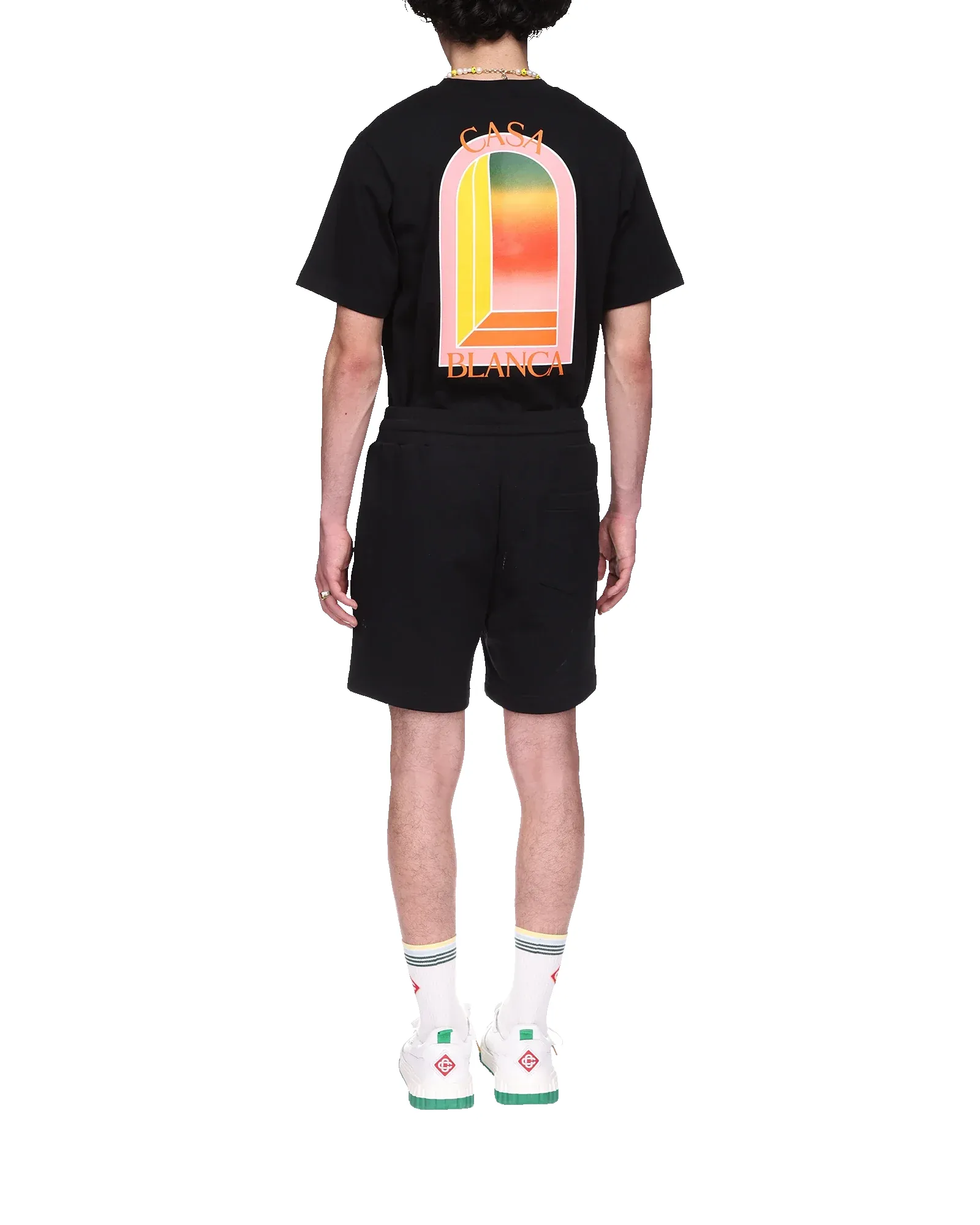 Gradient L'Arche Sweatshorts sold by Casablanca product image thumbnail 4