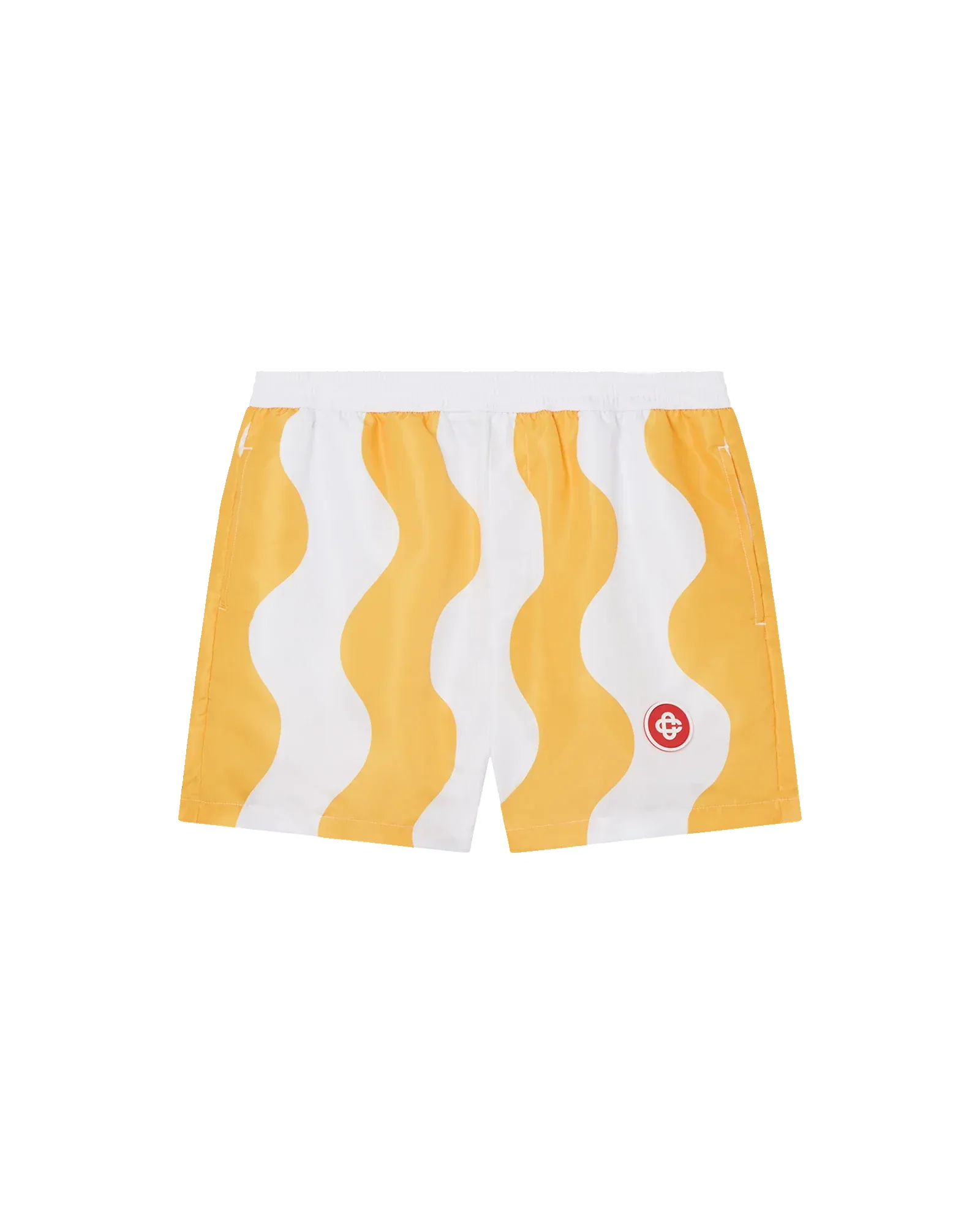 Yellow Memphis Wave Swim Trunks sold by Casablanca