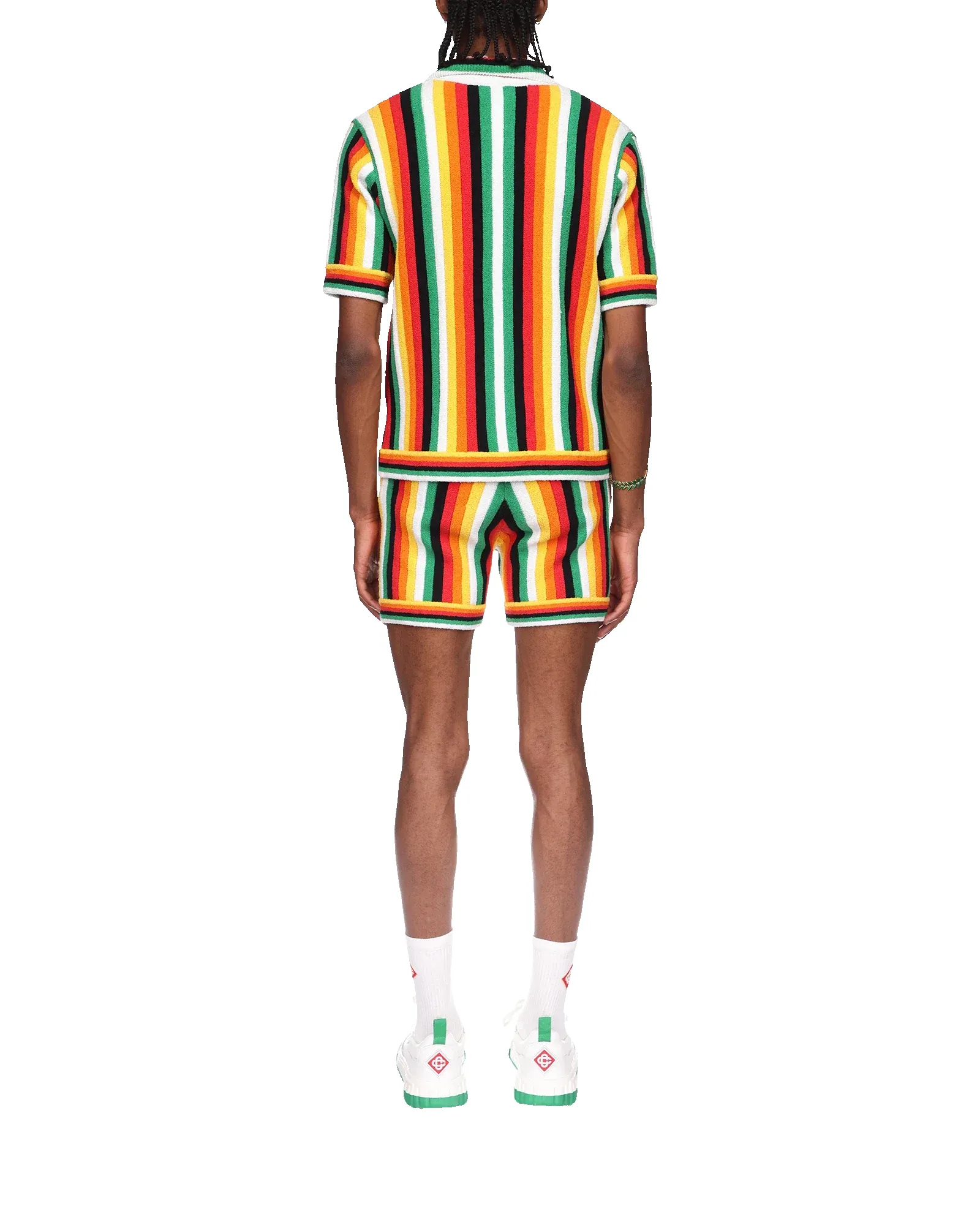 Striped Towelling Shirt sold by Casablanca product image thumbnail 4