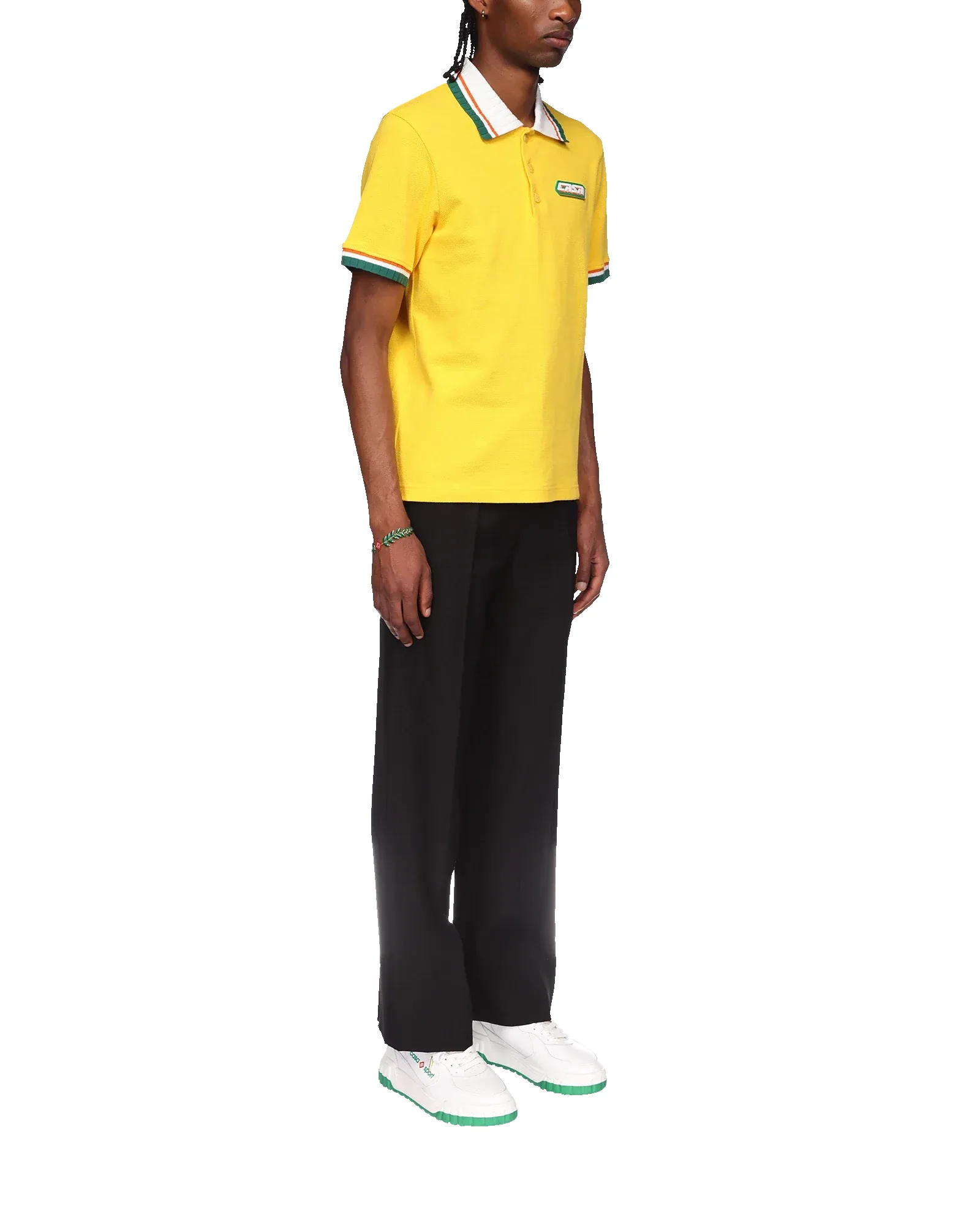 Pique Polo Shirt sold by Casablanca product image thumbnail 5