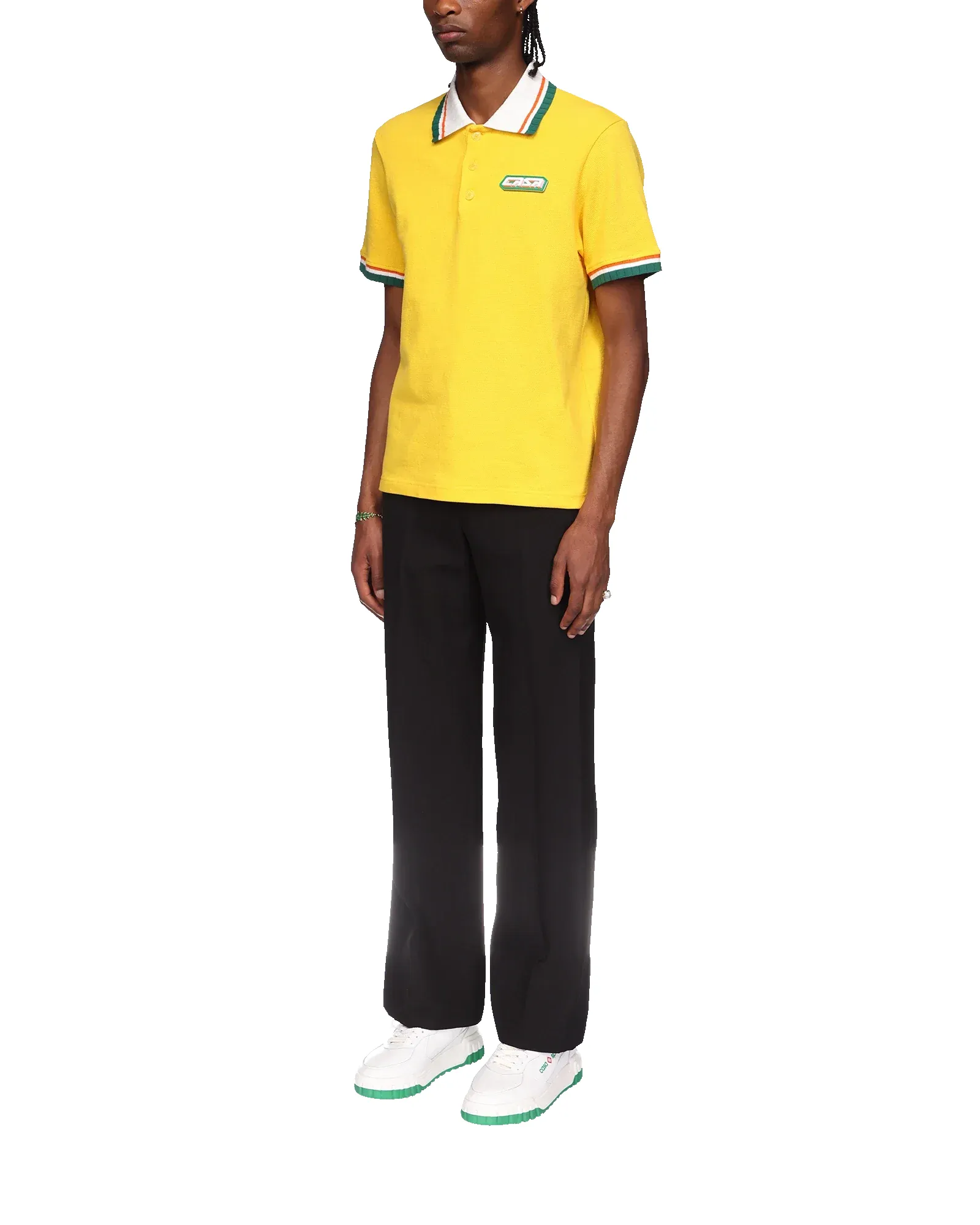Pique Polo Shirt sold by Casablanca product image thumbnail 3