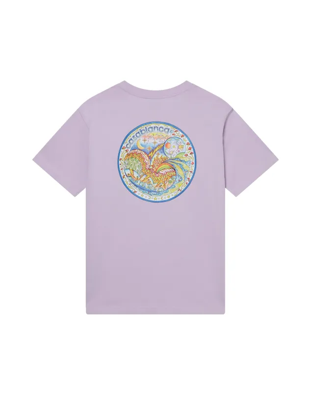 The Four Elements Short Sleeve T-Shirt sold by Casablanca