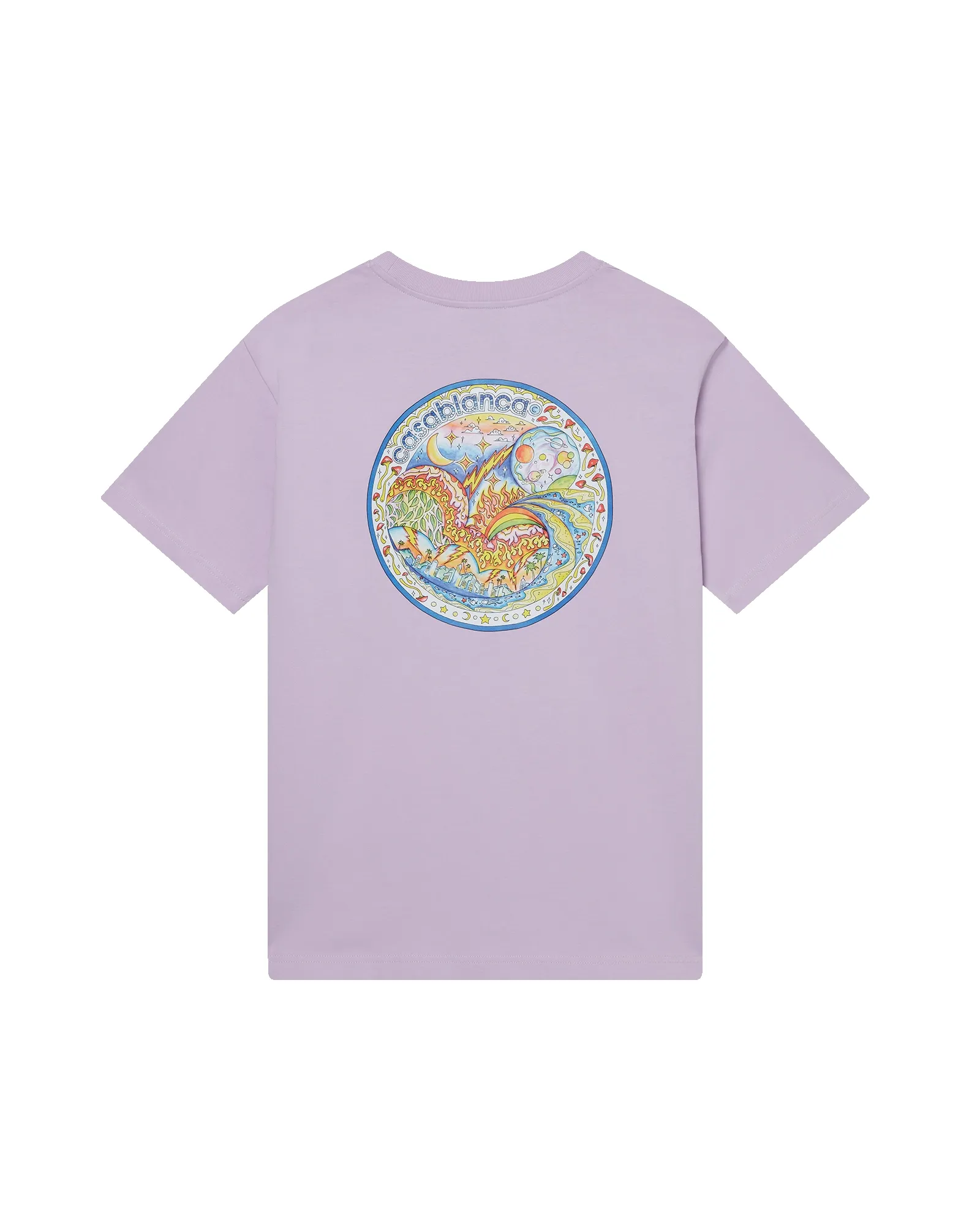 The Four Elements Short Sleeve T-Shirt sold by Casablanca