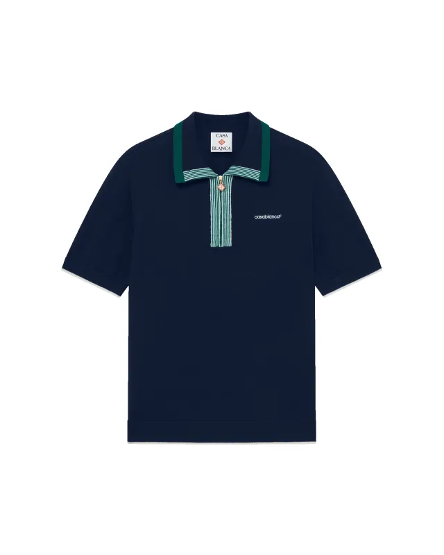 Knit Tennis Polo Shirt sold by Casablanca