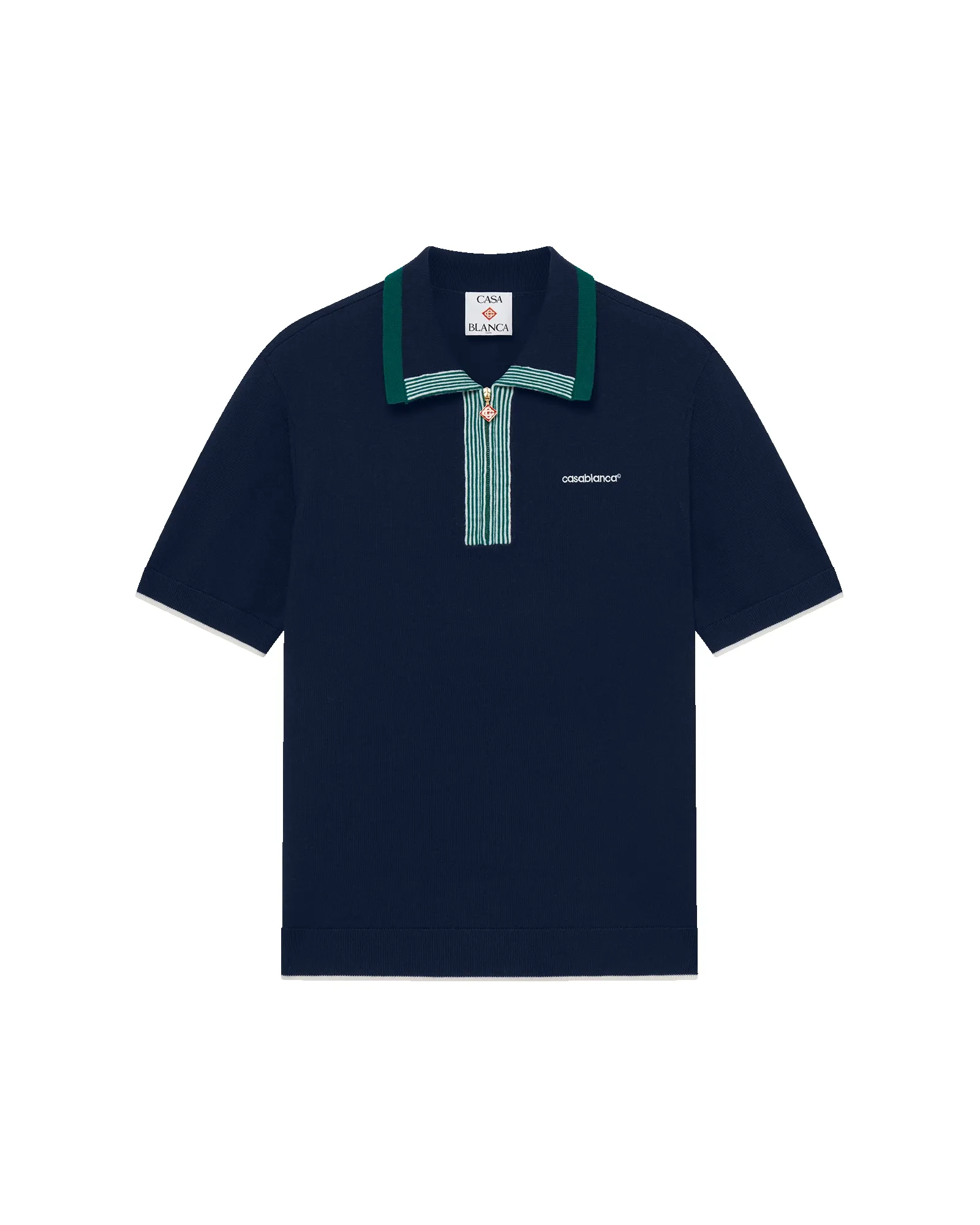 Knit Tennis Polo Shirt sold by Casablanca