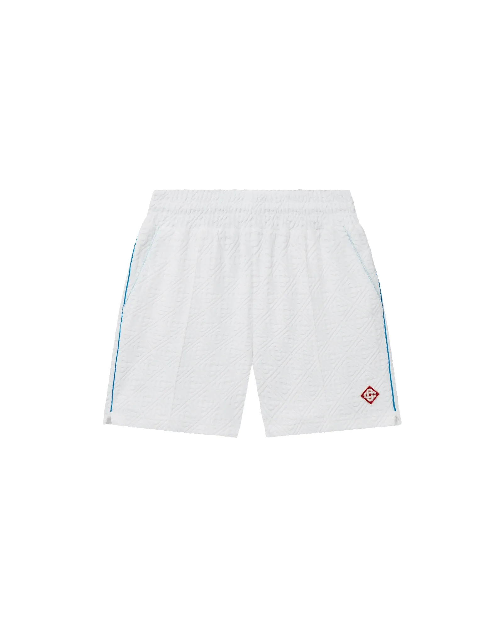 Tennis Stripe Towelling Shorts sold by Casablanca