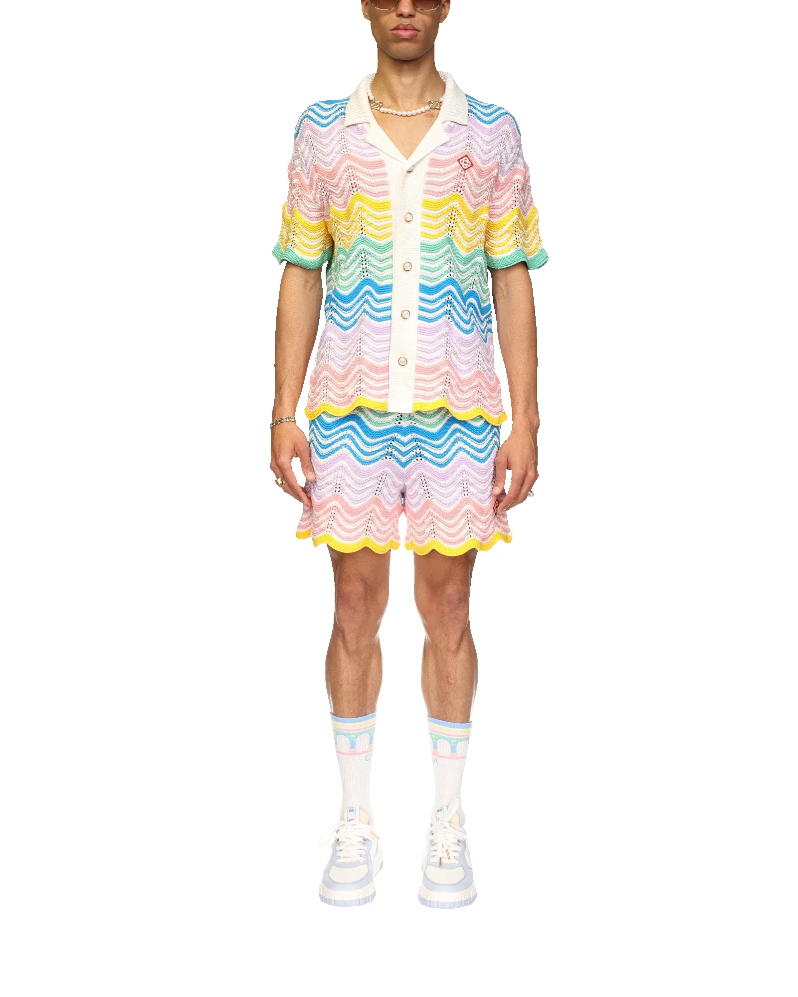 Gradient Wave Knit Shirt sold by Casablanca product image thumbnail 2