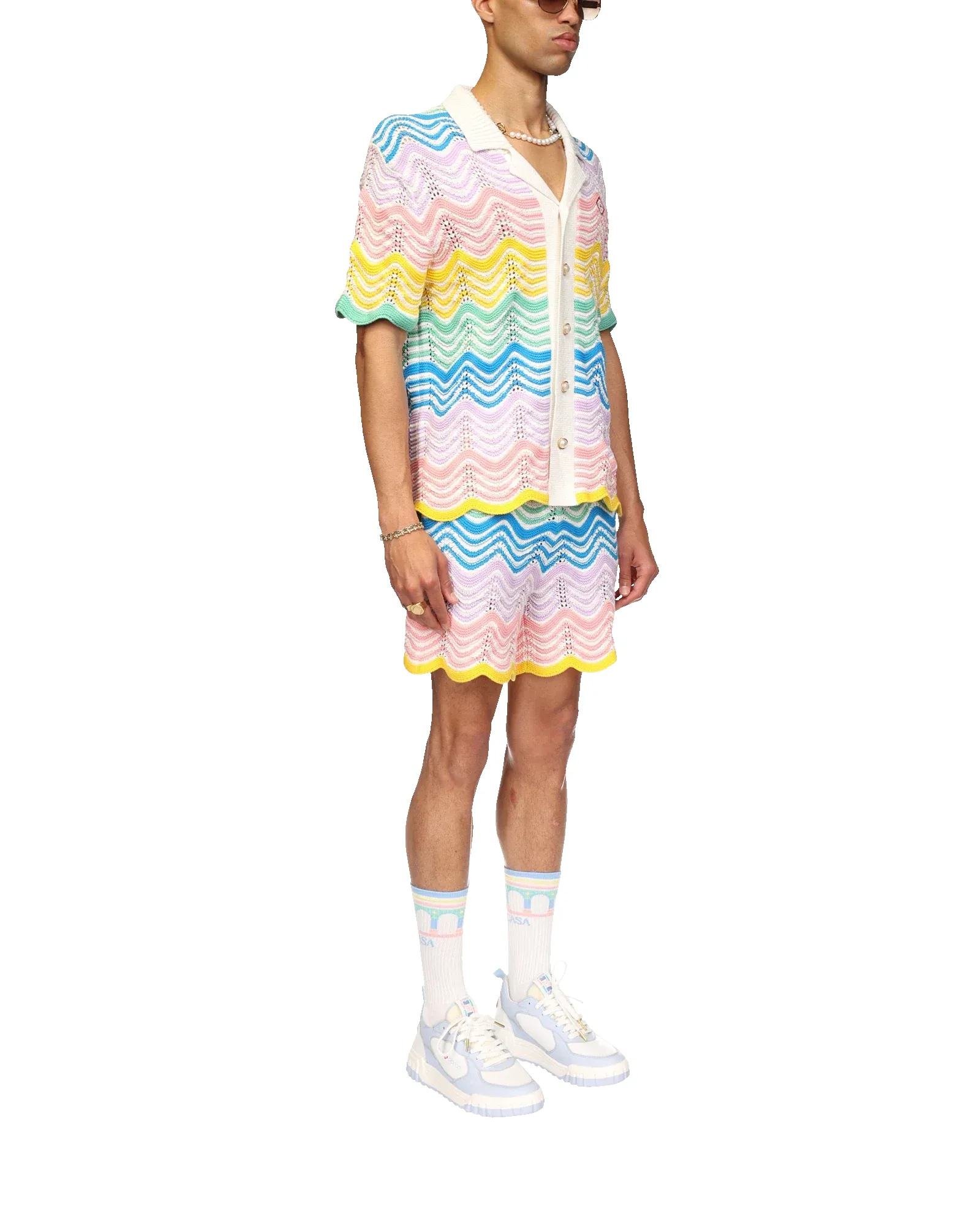 Gradient Wave Knit Shirt sold by Casablanca product image thumbnail 5