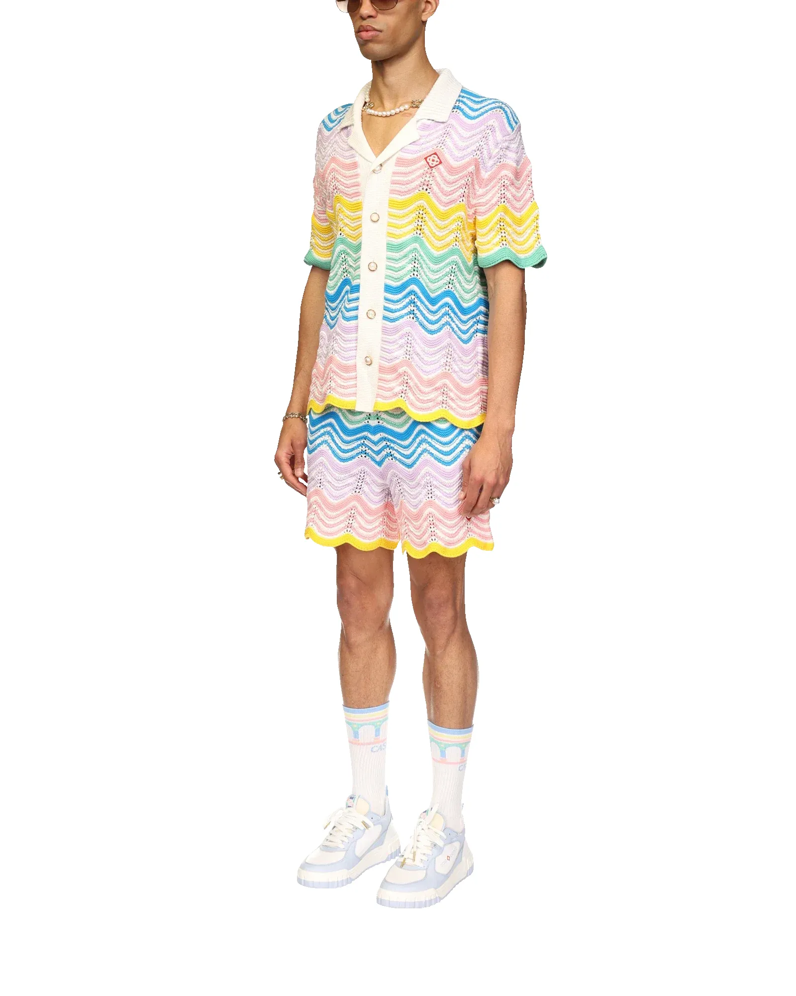 Gradient Wave Knit Shirt sold by Casablanca product image thumbnail 3