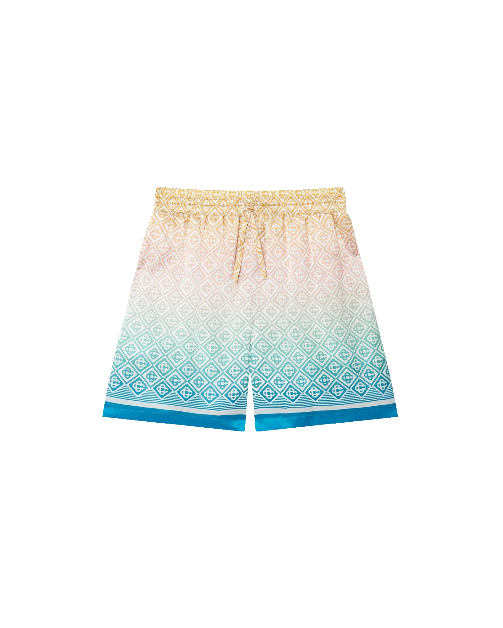 Gradient Monogram Silk Shorts sold by Casablanca