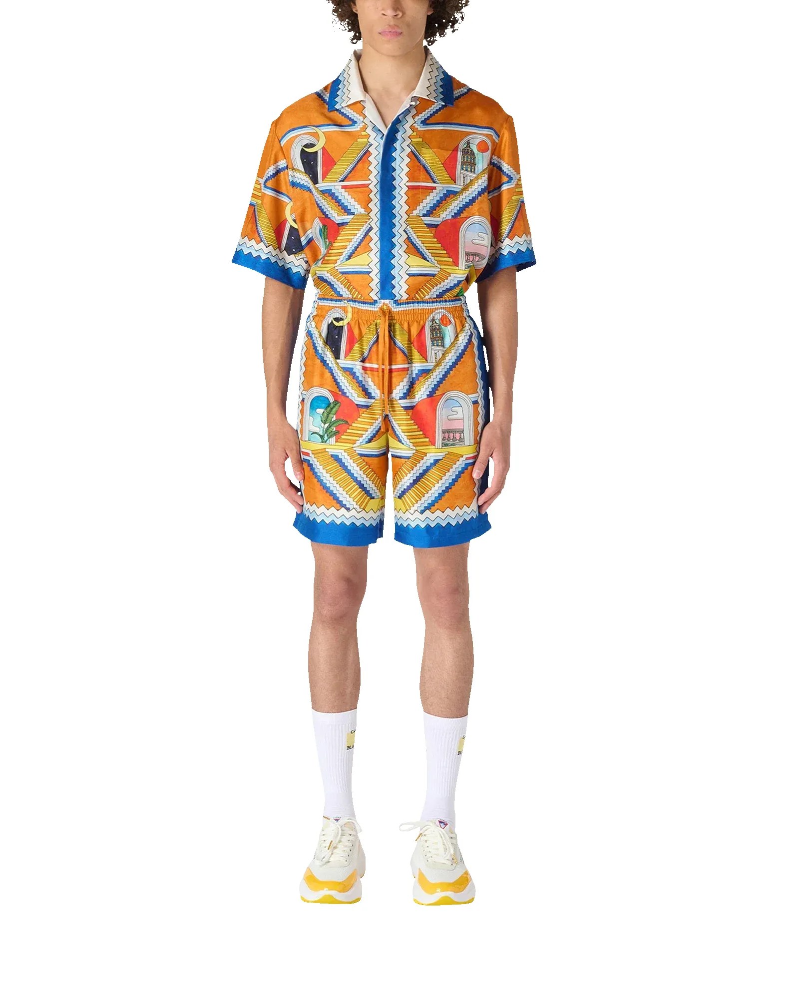 Escalier Infini Silk Shorts sold by Casablanca product image thumbnail 3