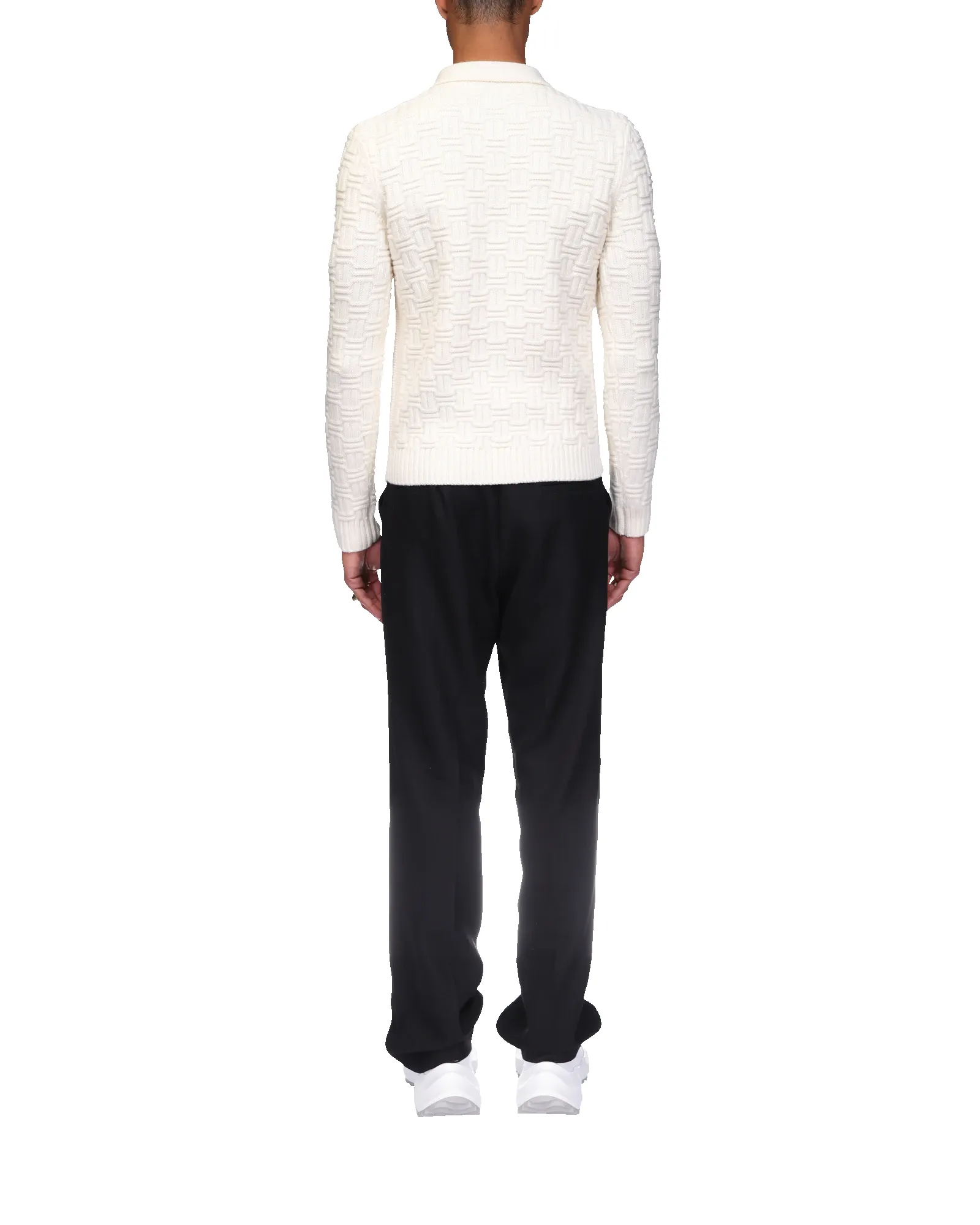 Column Knit Polo Shirt sold by Casablanca product image thumbnail 4