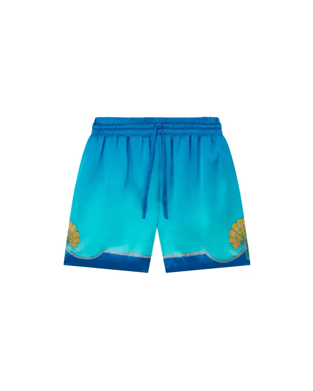 Coquillage Coloré Silk Shorts made by Casablanca
