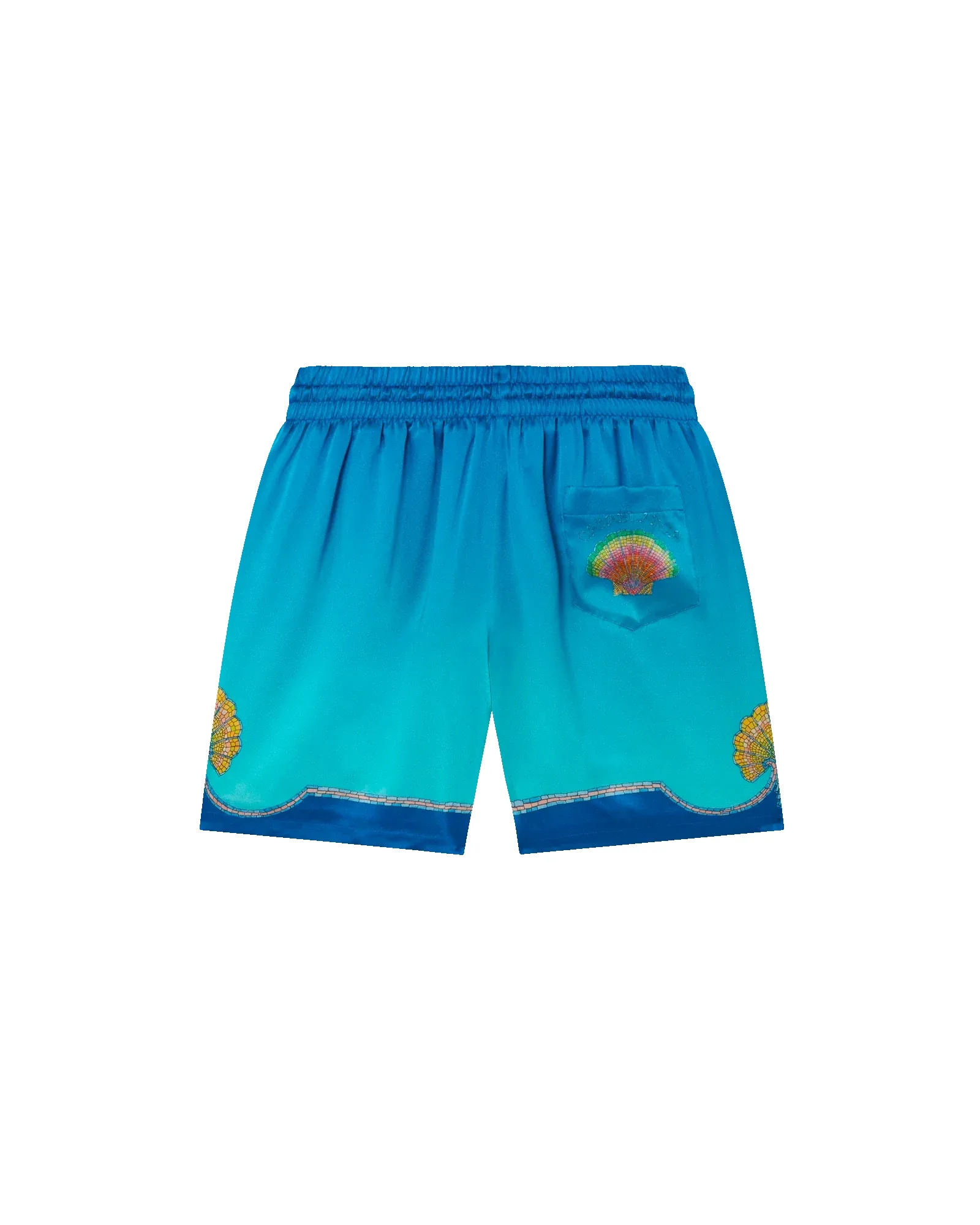 Coquillage Coloré Silk Shorts sold by Casablanca product image thumbnail 2