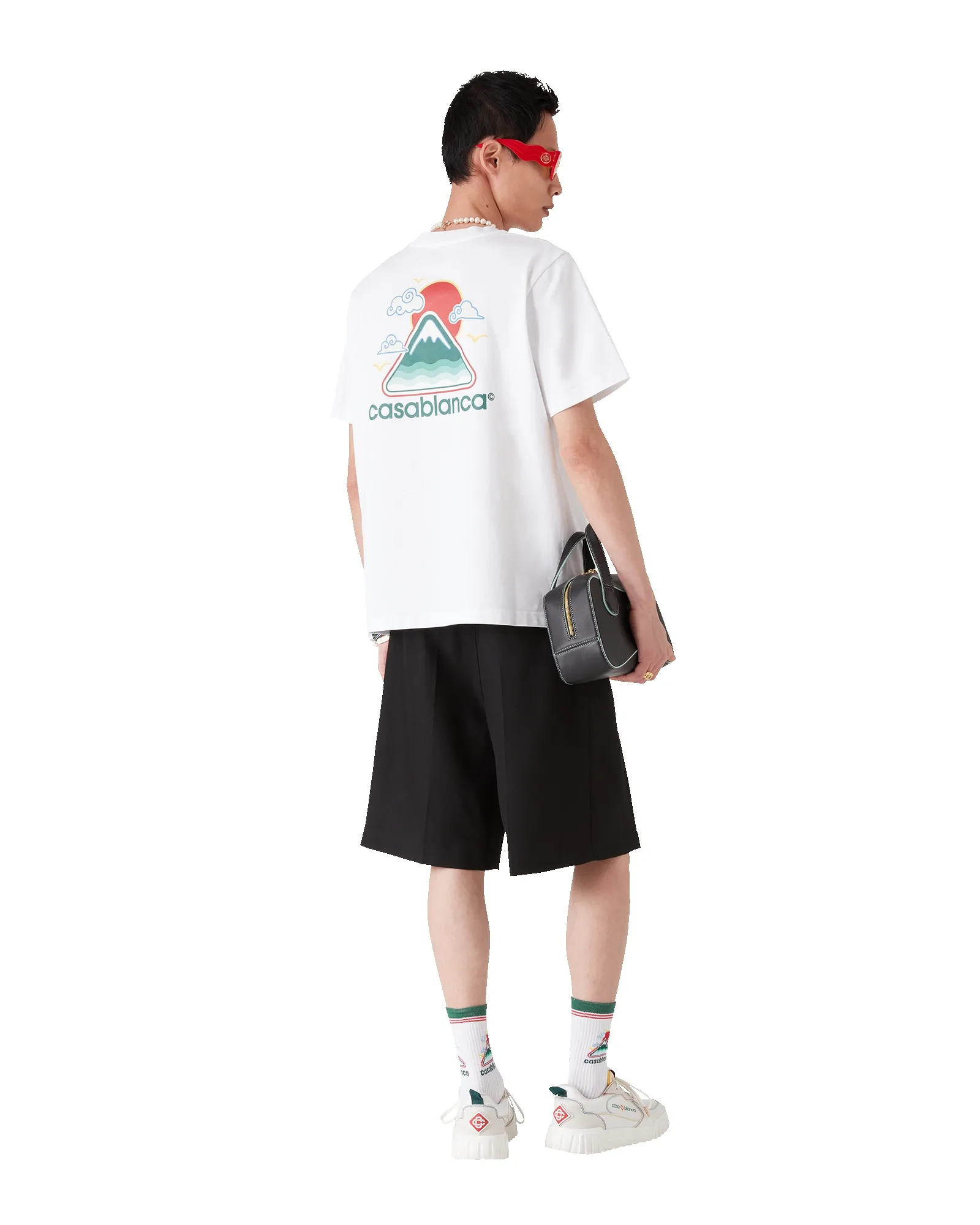 Montagne Ondulee Short Sleeve T-Shirt sold by Casablanca product image thumbnail 3