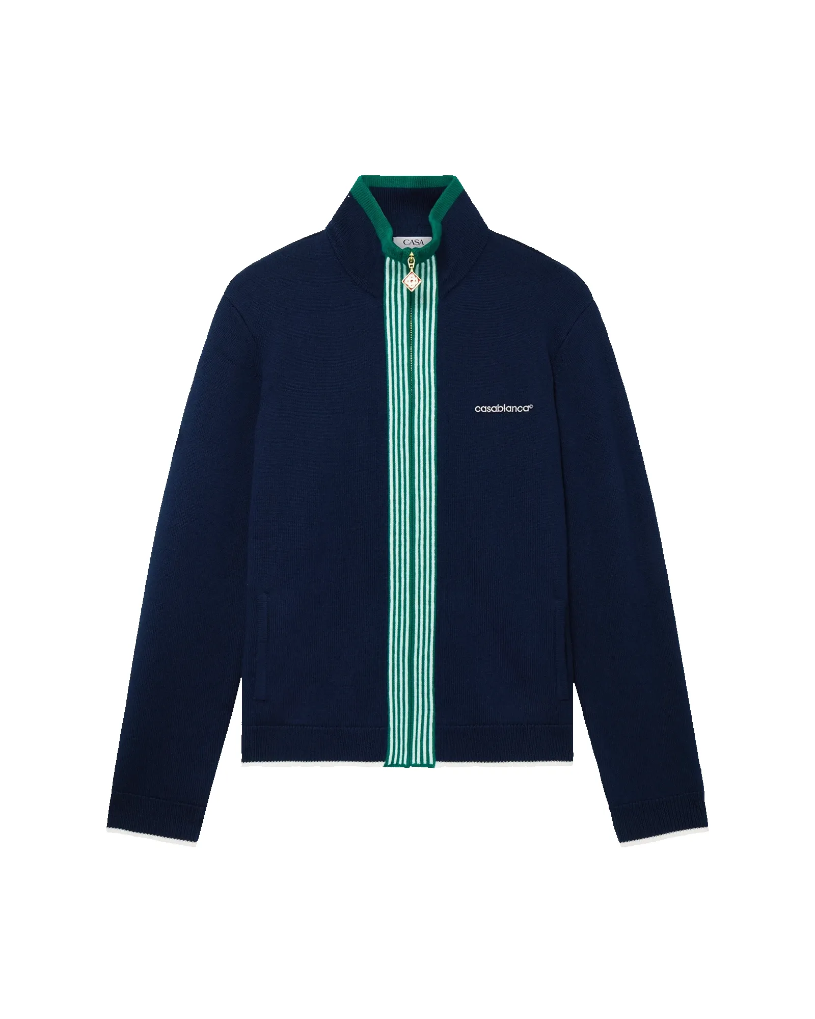 Knit Tennis Track Jacket sold by Casablanca