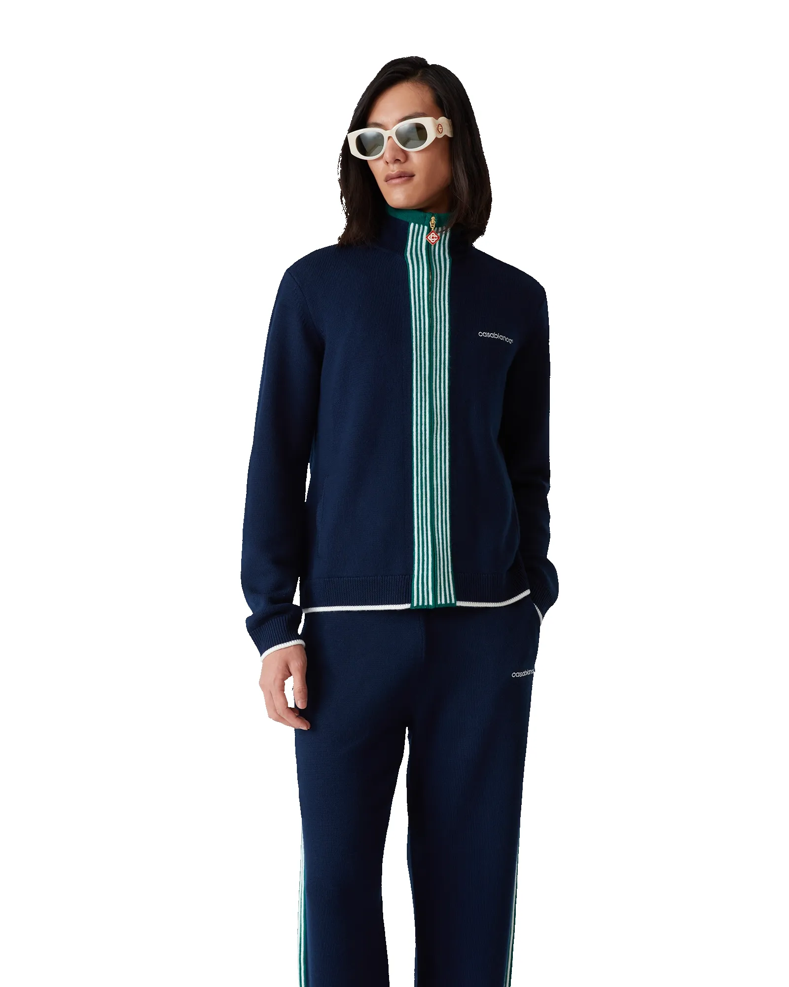 Knit Tennis Track Jacket sold by Casablanca product image thumbnail 4