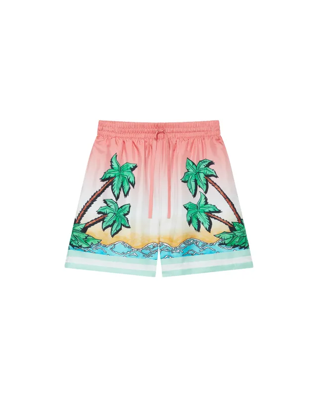 Tennis Club Silk Shorts sold by Casablanca