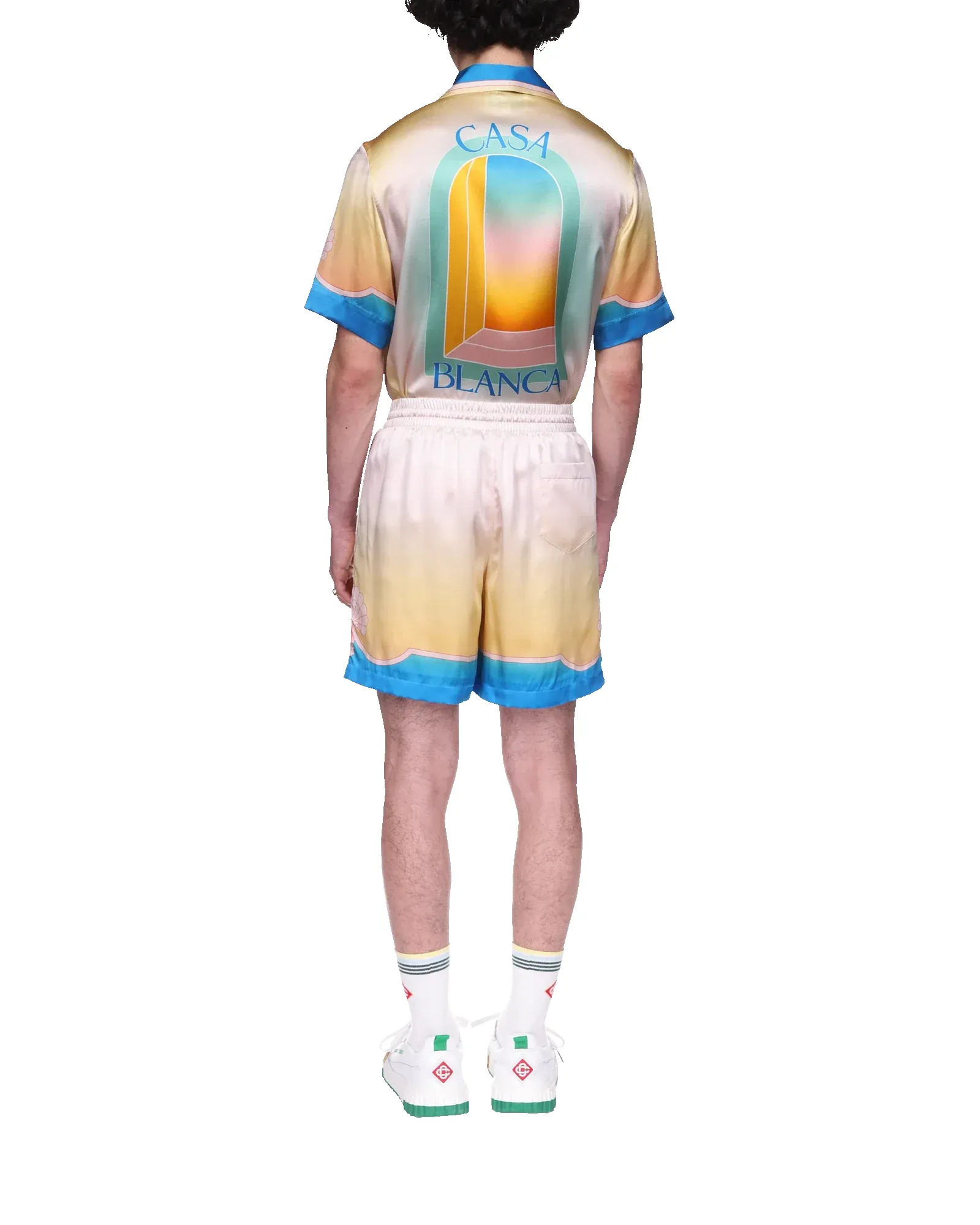 L'Arc Coloré Silk Shorts sold by Casablanca product image thumbnail 4