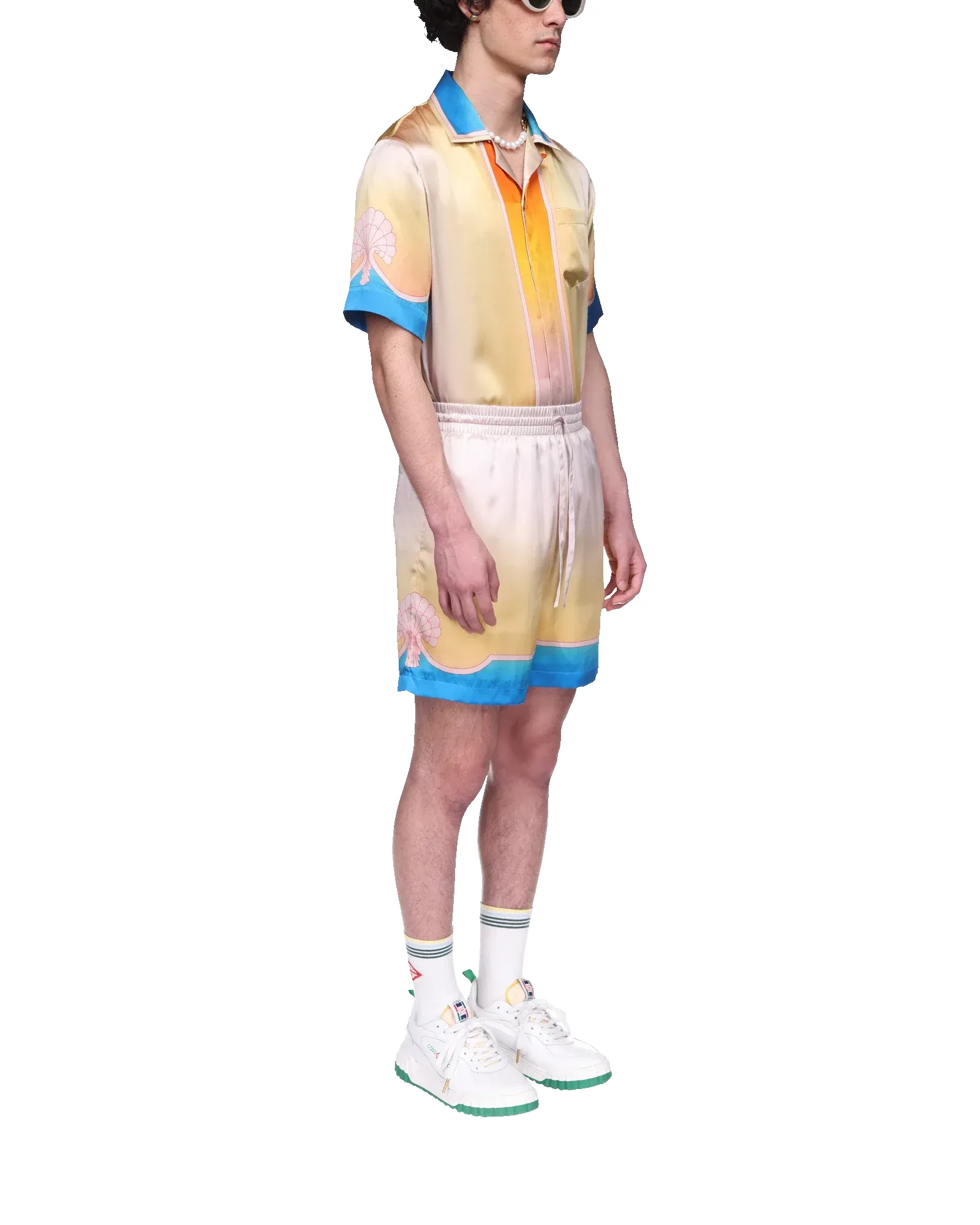 L'Arc Coloré Silk Shorts sold by Casablanca product image thumbnail 5