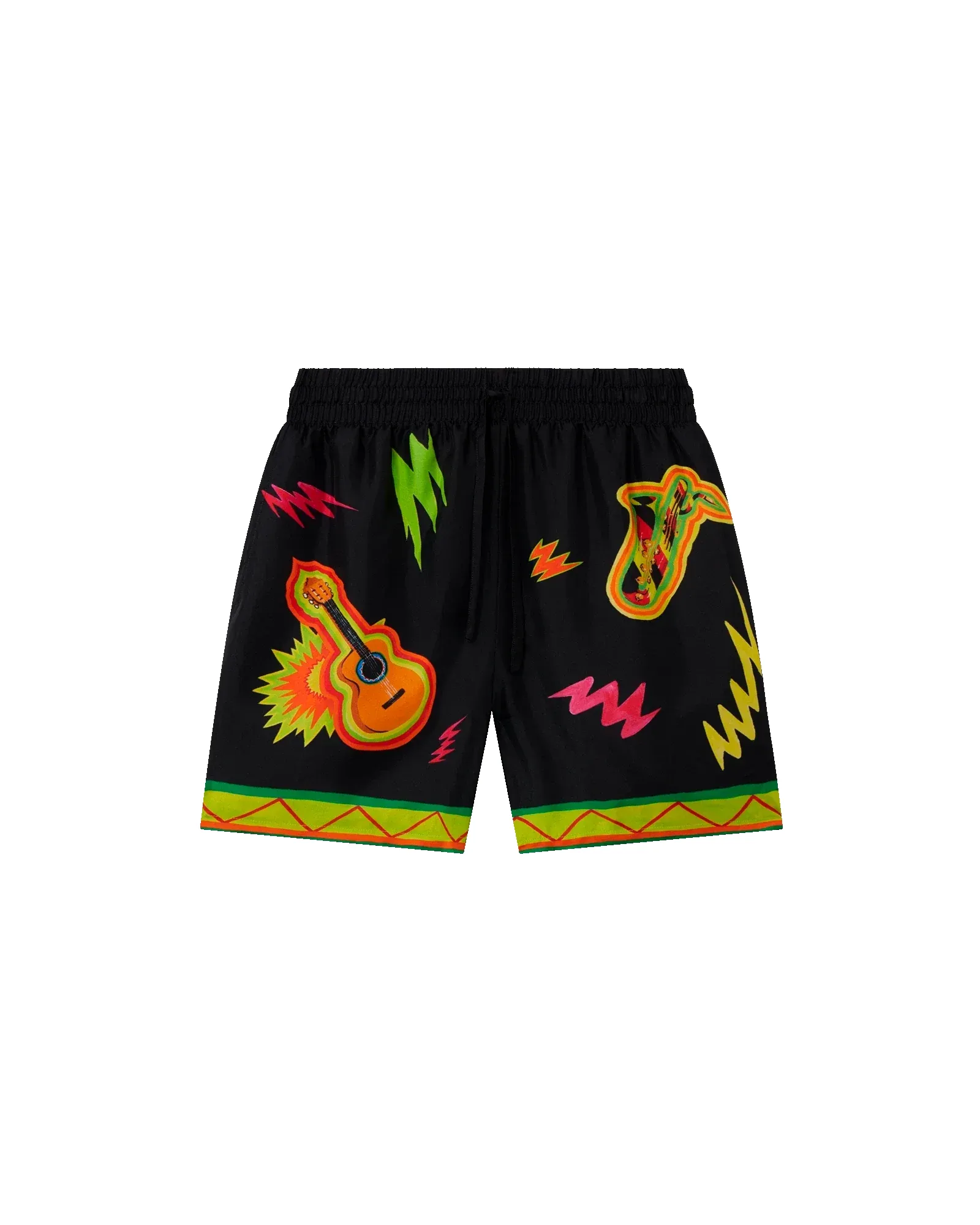 Music For The People Silk Shorts sold by Casablanca