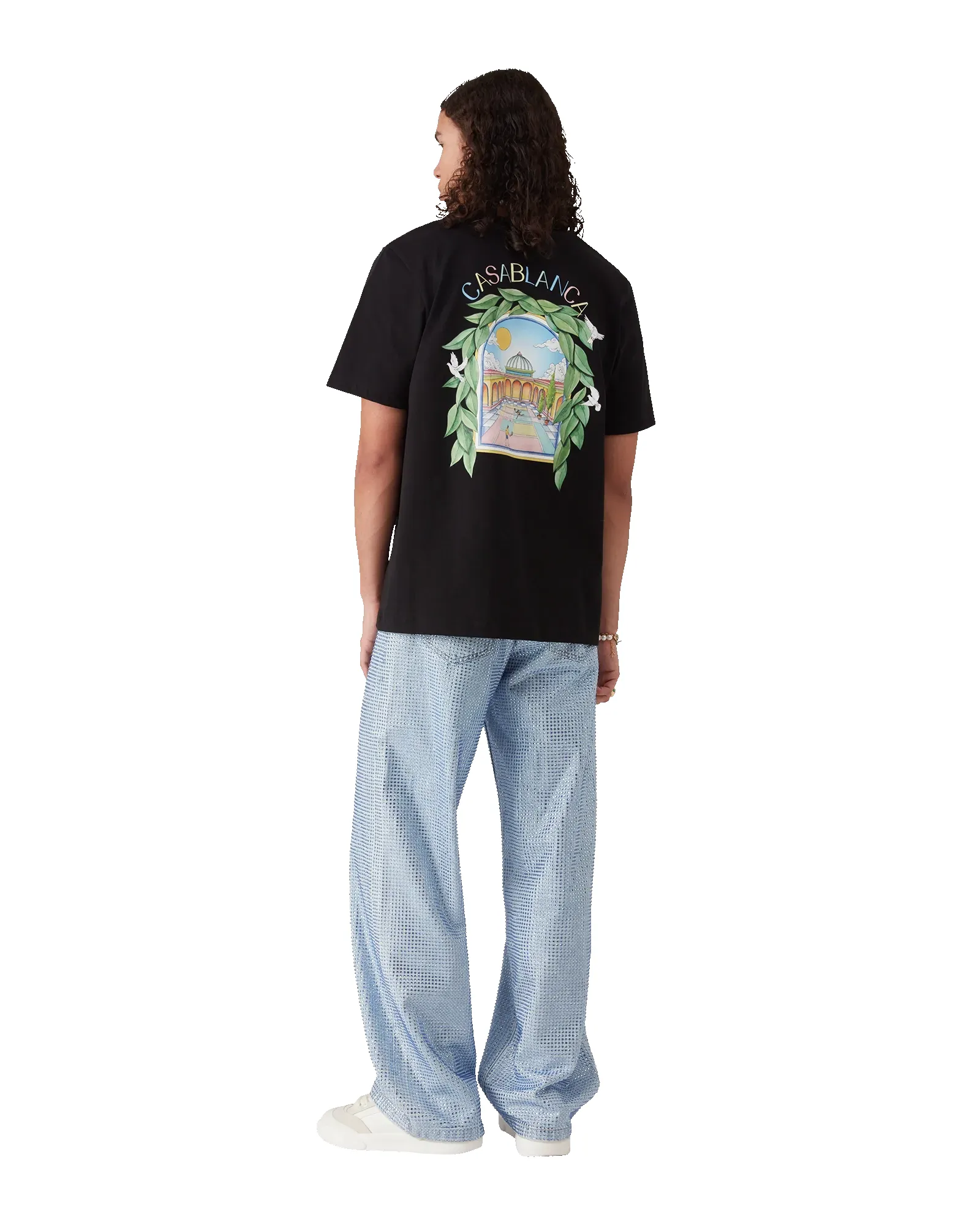 L'Arche De Tennis Short Sleeve T-Shirt sold by Casablanca product image thumbnail 3