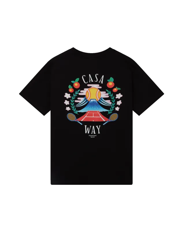 Casa Way Mountain Short Sleeve T-Shirt sold by Casablanca