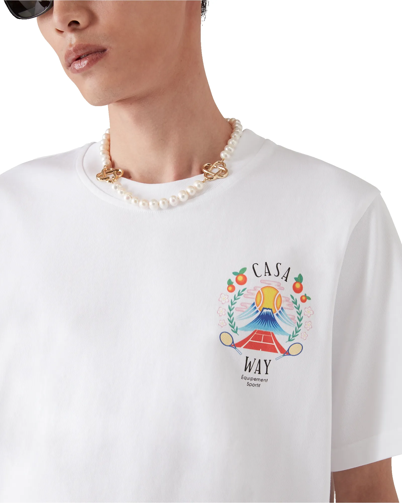 Casa Way Mountain Short Sleeve T-Shirt sold by Casablanca product image thumbnail 5