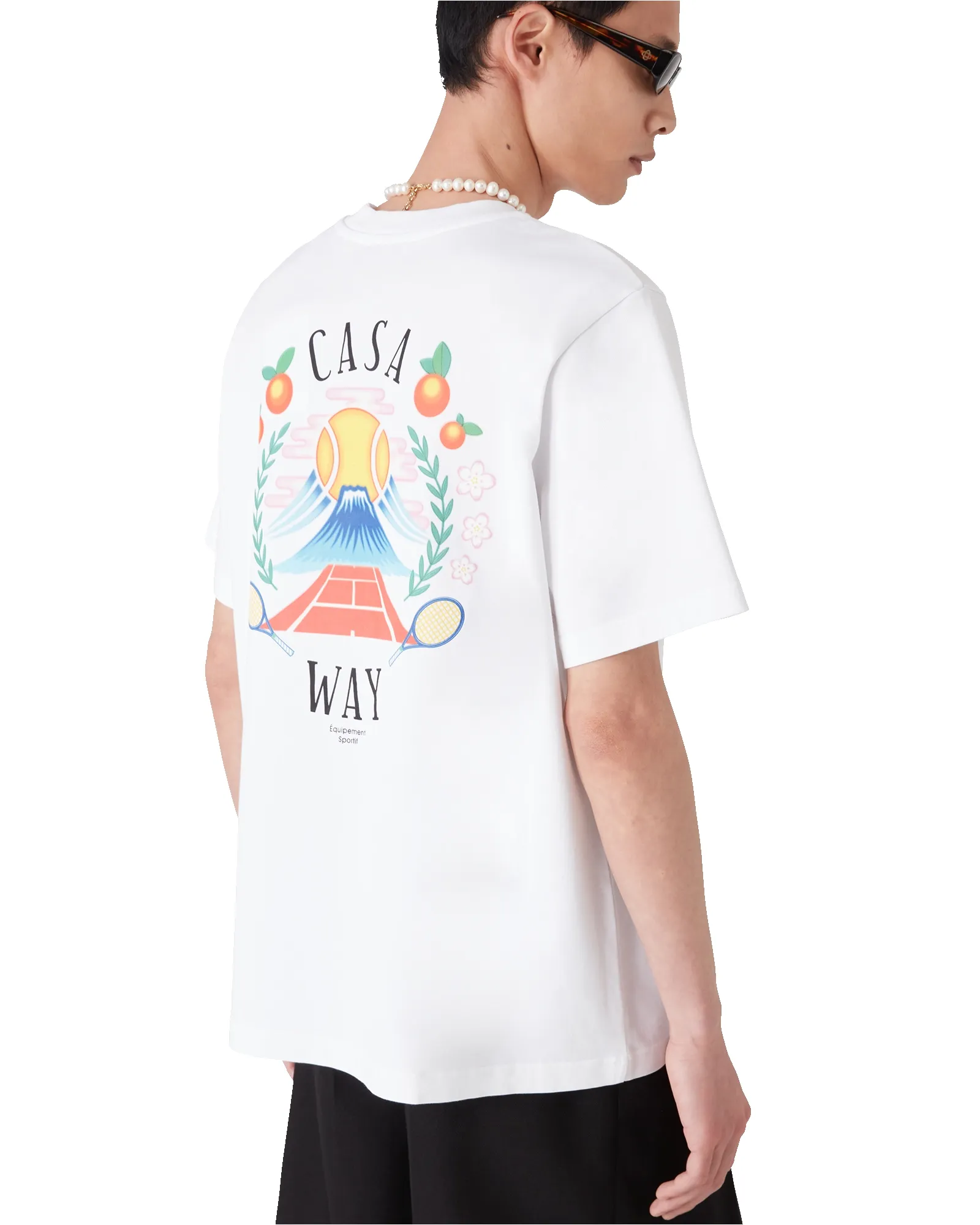 Casa Way Mountain Short Sleeve T-Shirt sold by Casablanca product image thumbnail 4