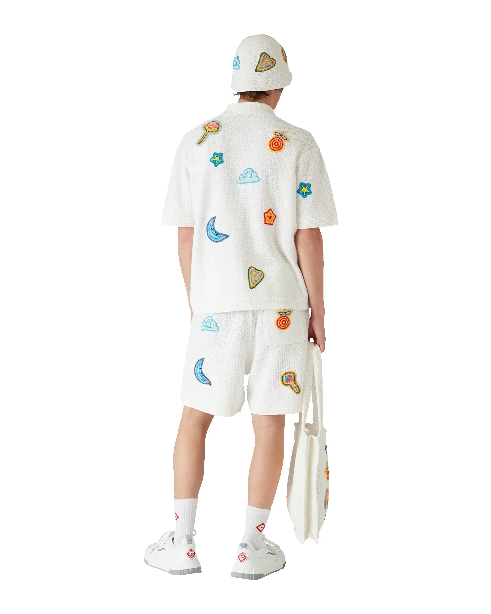 Motif Short Sleeve Crochet Shirt sold by Casablanca product image thumbnail 5