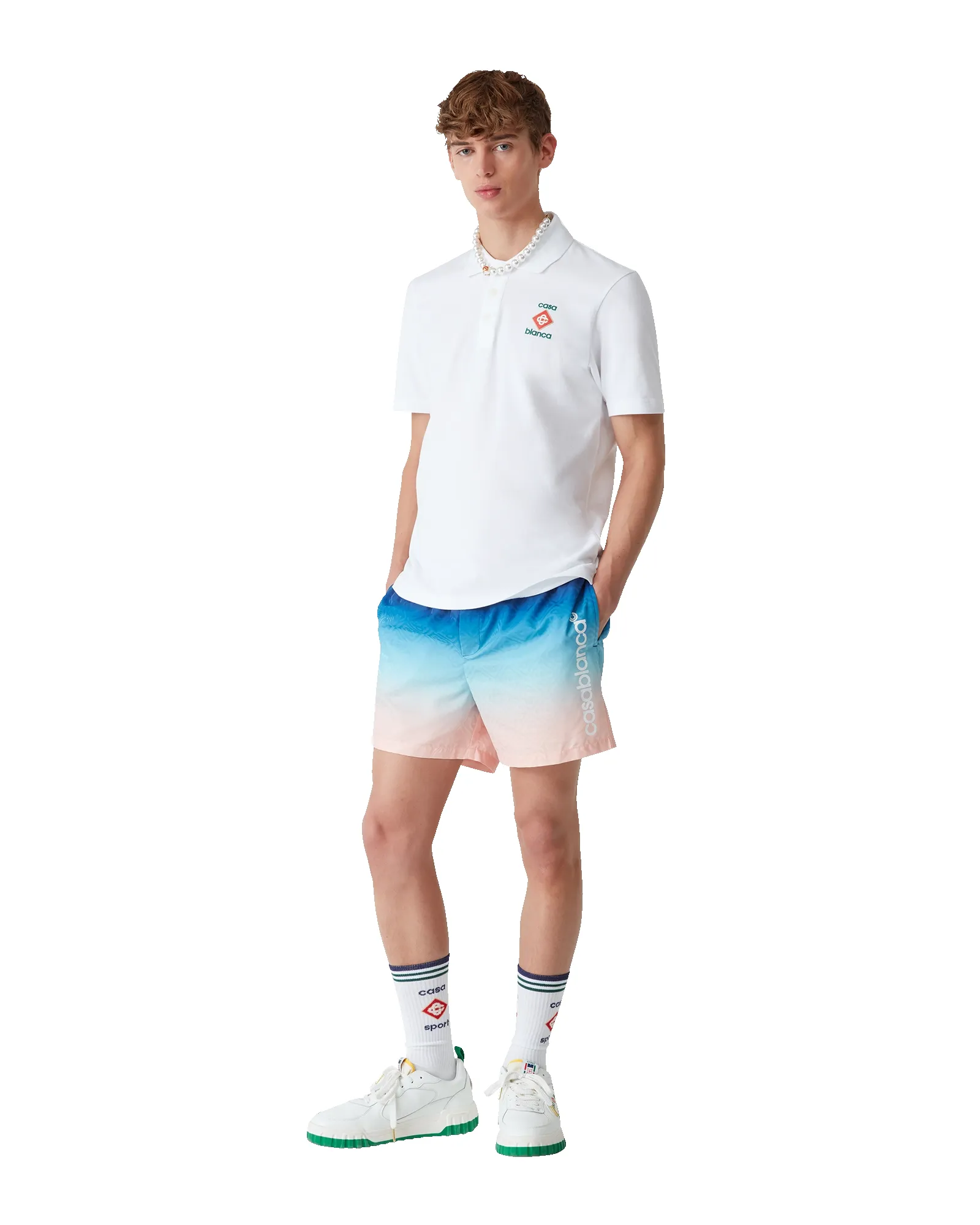 Jacquard Gradient Swim Shorts sold by Casablanca product image thumbnail 2